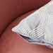Dupioni Elle Embroidered Cushion Cover - 40x40 cm-Cushion Covers-thumbnail-3
