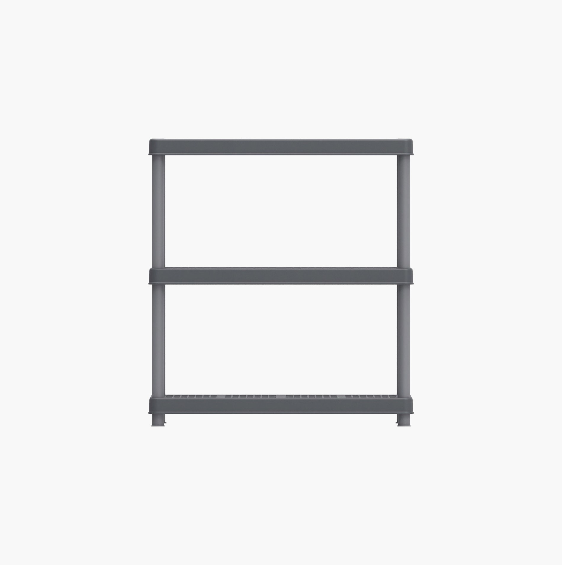 Cosmoplast Heavy Duty 3-Tier Storage Rack - 90x45x98 cm-hbxdecorandfurnishings-homeaccessories-storage-image-5