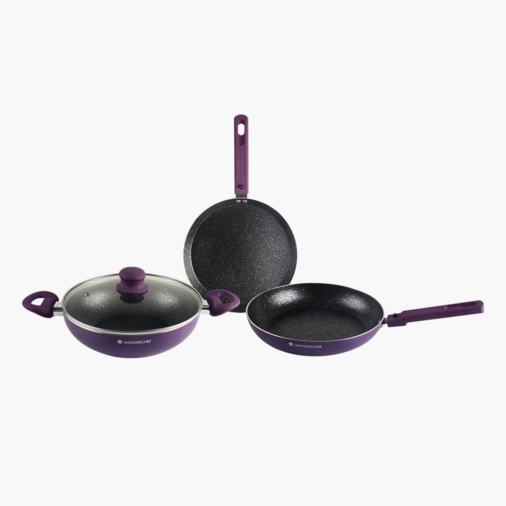 طقم أواني طهي غير قابل للالتصاق مع قاعدة حثيّة من ووندرشيف - 4 قطع-hbxhomeware-hbxkitchen-image-2