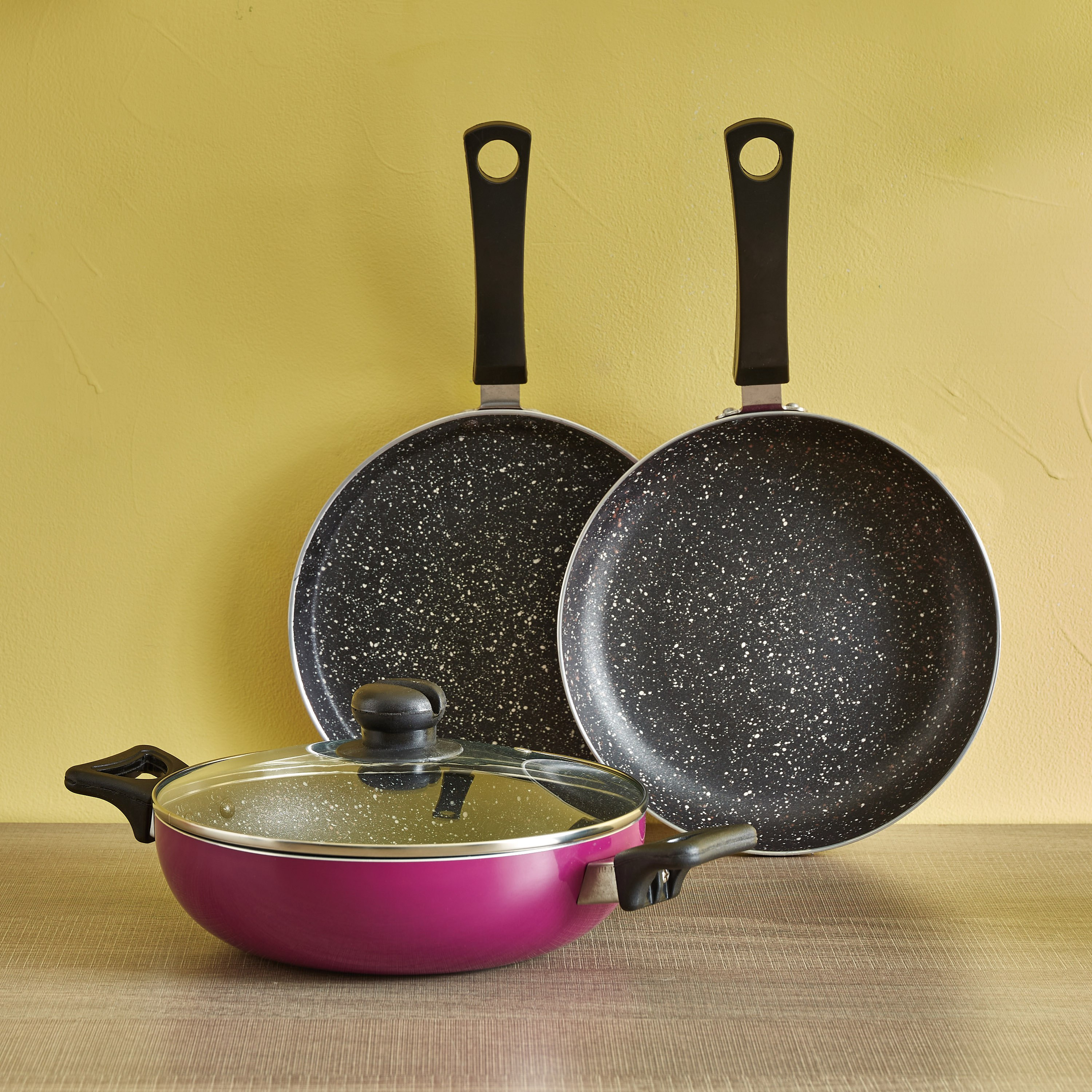 طقم أواني طهي غير قابل للالتصاق مع قاعدة حثيّة من ووندرشيف - 4 قطع-hbxhomeware-hbxkitchen-image-1