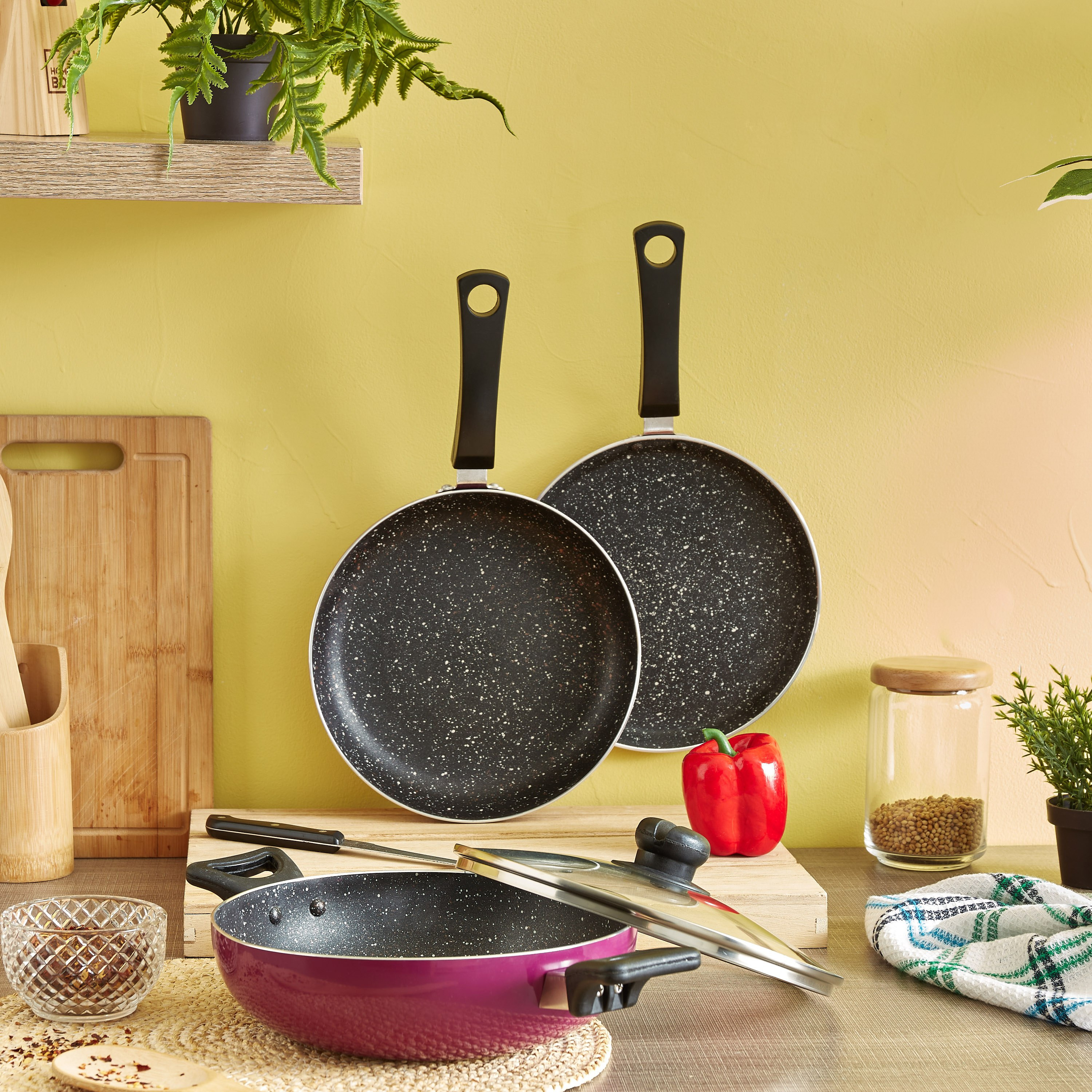 طقم أواني طهي غير قابل للالتصاق مع قاعدة حثيّة من ووندرشيف - 4 قطع-hbxhomeware-hbxkitchen-image-7
