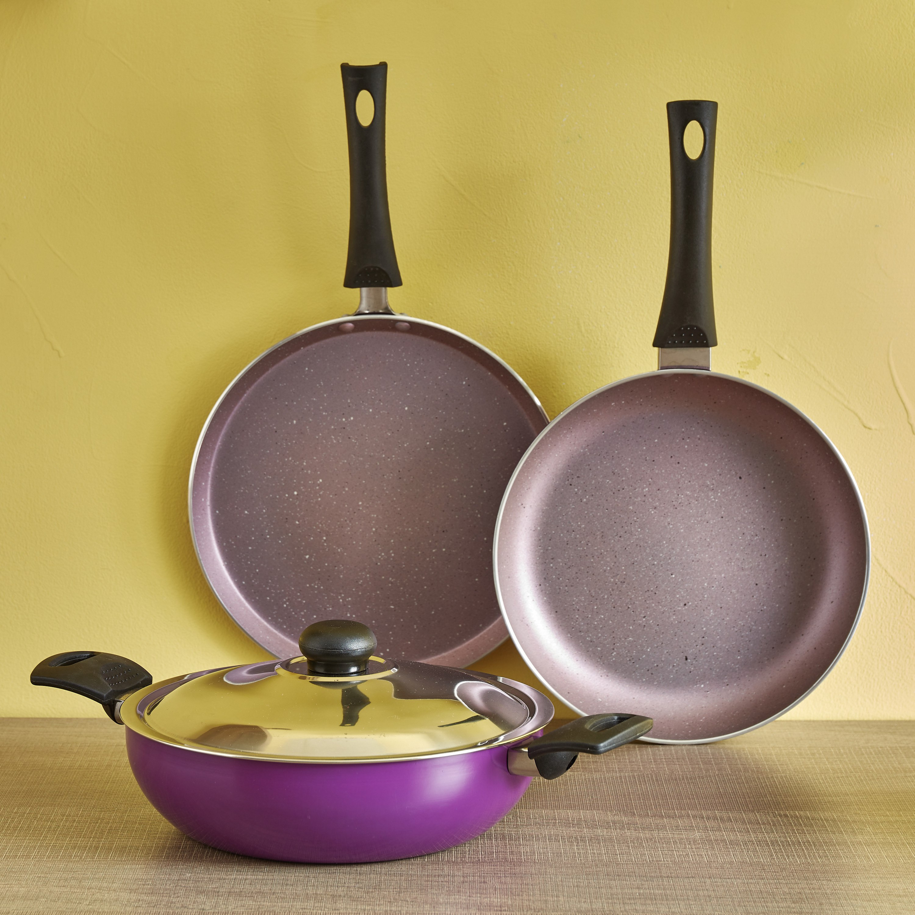 طقم أواني طهي غير قابل للالتصاق مع قاعدة حثيّة من ووندرشيف - 4 قطع-hbxhomeware-hbxkitchen-image-1