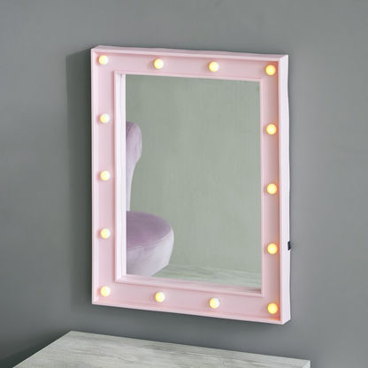 Pooh Polypropylene Led Wall Mirror - 39x5x49 cms