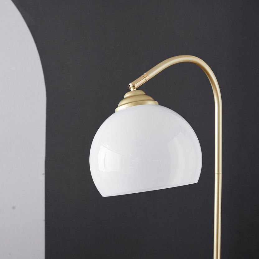 Blaze Metal Arc Floor Lamp with Shade - 146 cm-Floor Lamps-image-2