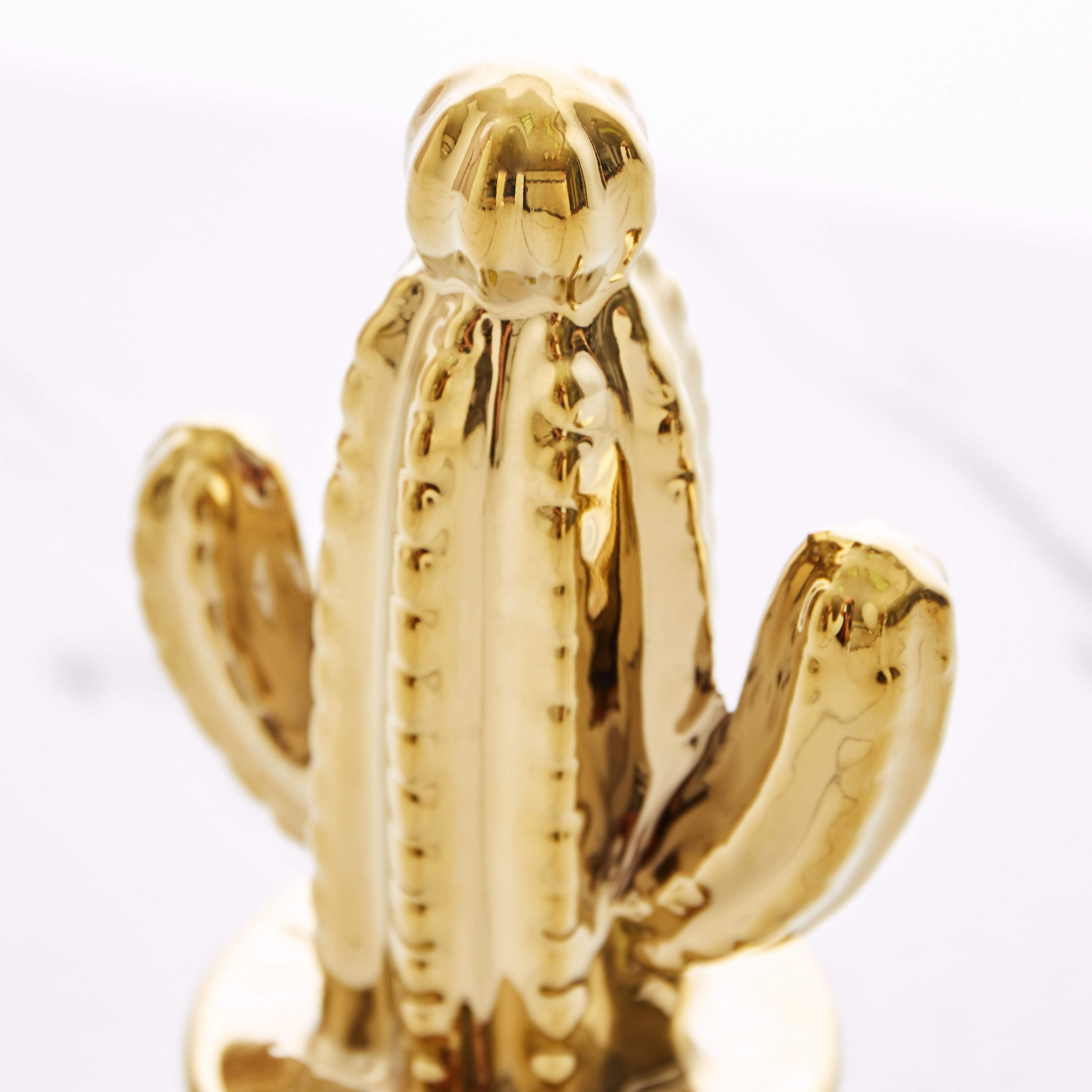 قطعة ديكور بتصميم صبار مع أصيص من جلايد - 9x7x16.5 سم-hbxhomeware-homedecor-figurinesandornaments-image-3