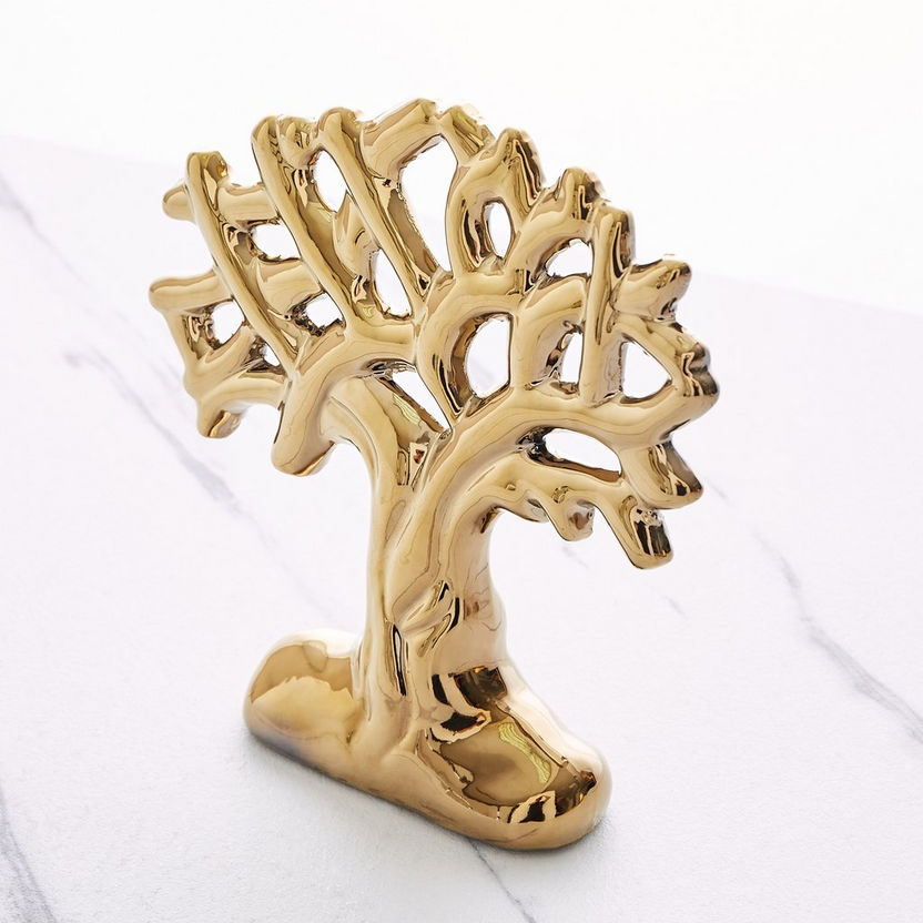 Glide Decorative Tree Showpiece - 20.5x5x21.5 cm-Figurines and Ornaments-image-1