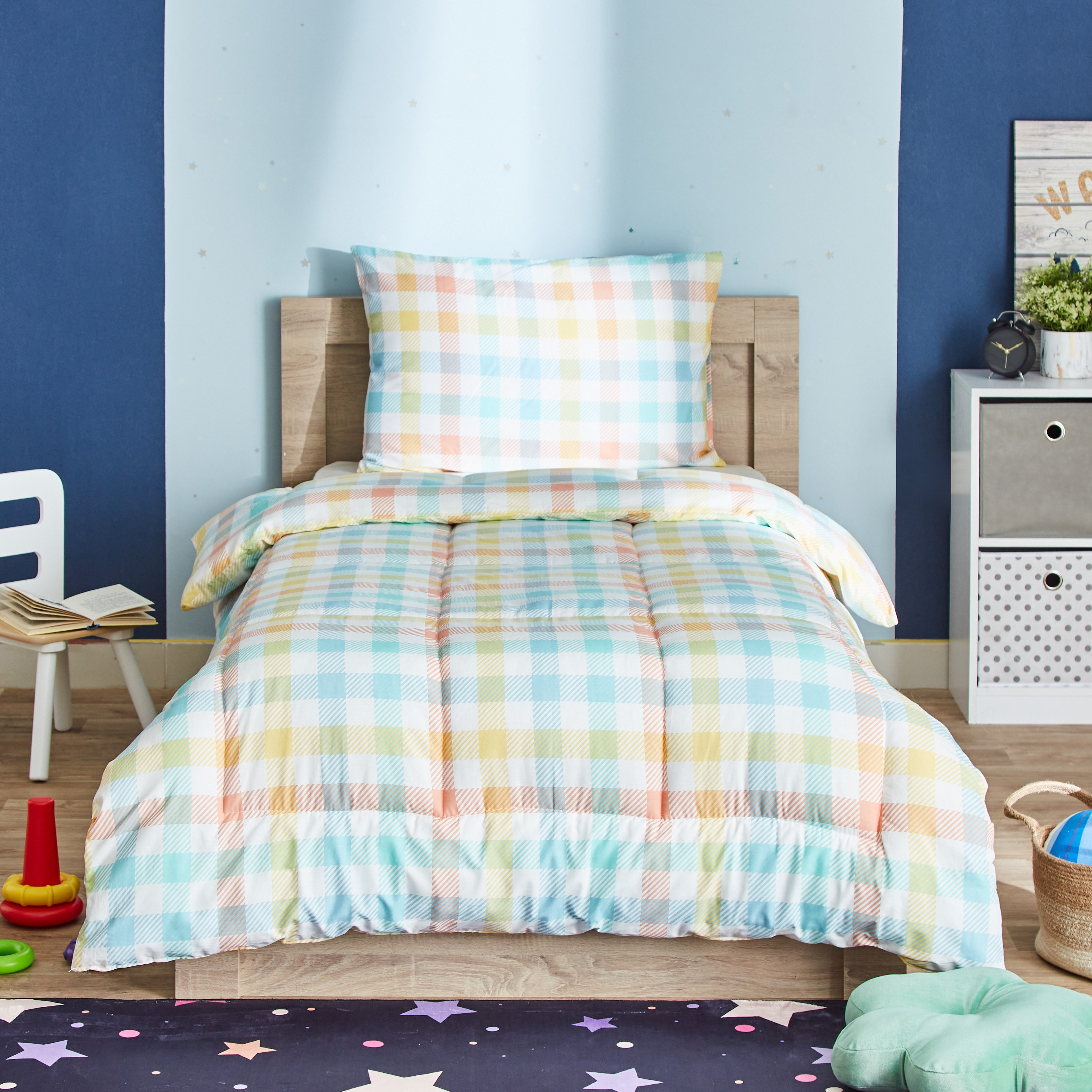 طقم لحاف قطن فردي قطعتين من هاري - 220x135 سم-hbxhomeware-hbxkidsandyouth-image-1