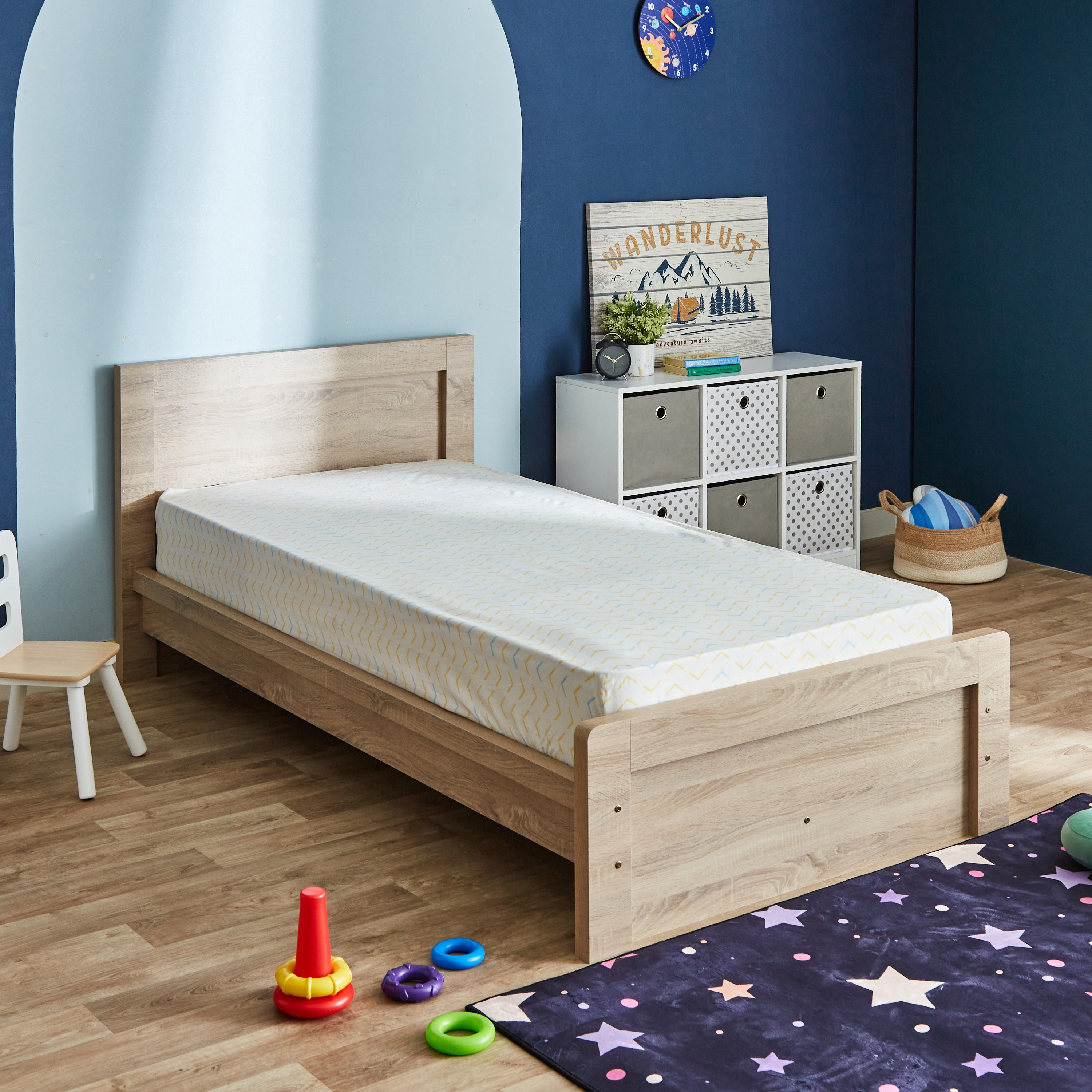 شرشف مطاطي قطن فردي كاباس من هاري - 90x200+25 سم-hbxhomeware-hbxkidsandyouth-image-1