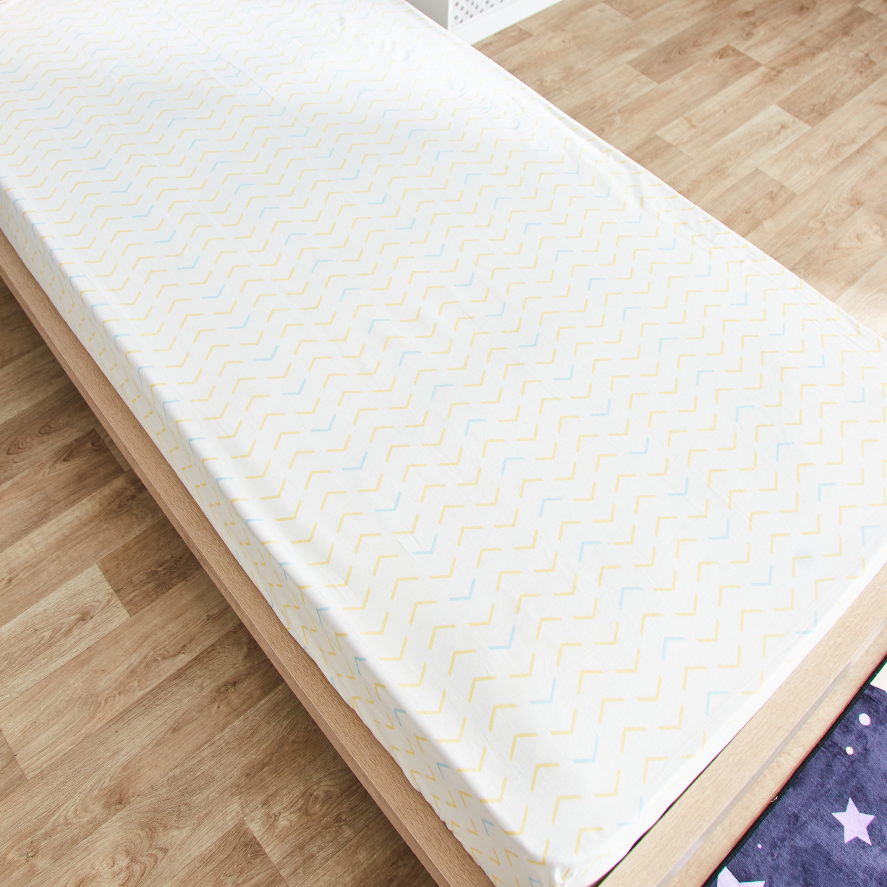 شرشف مطاطي قطن فردي كاباس من هاري - 90x200+25 سم-hbxhomeware-hbxkidsandyouth-image-3