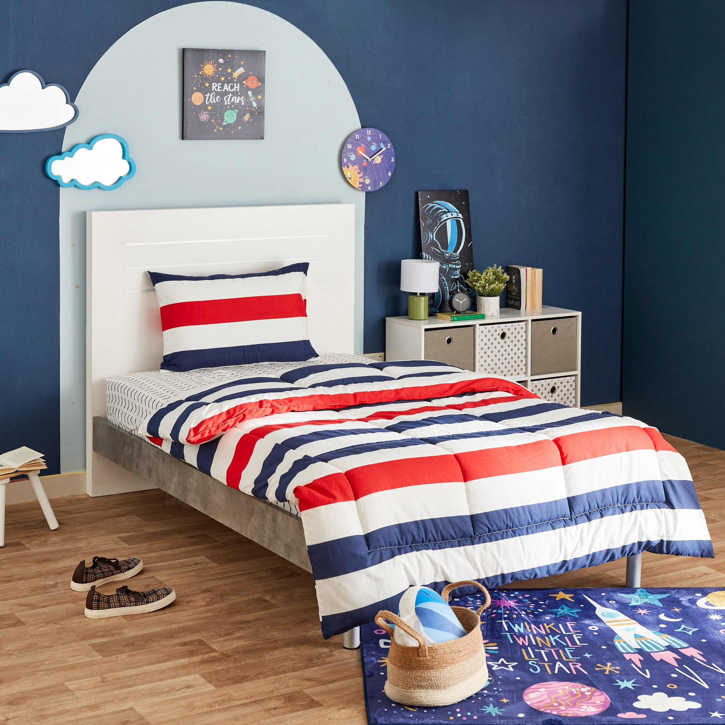 Harry Kapas 2-Piece Twin Cotton Comforter Set - 160x220 cm-hbxhomeware-hbxkidsandyouth-image-1