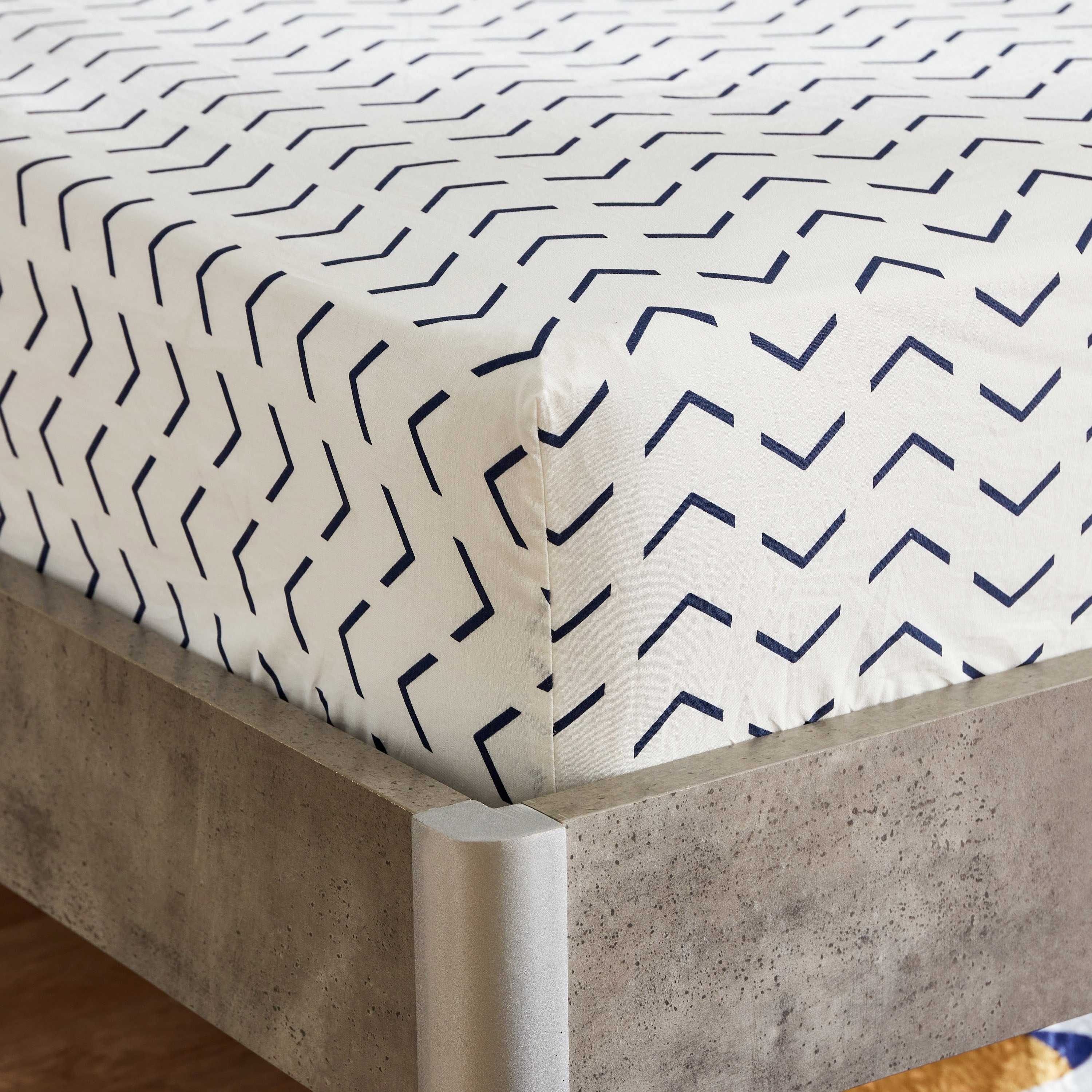 شرشف مطاطي قطن مزدوج كاباس من هاري - 120x200+25 سم-hbxhomeware-hbxkidsandyouth-image-5