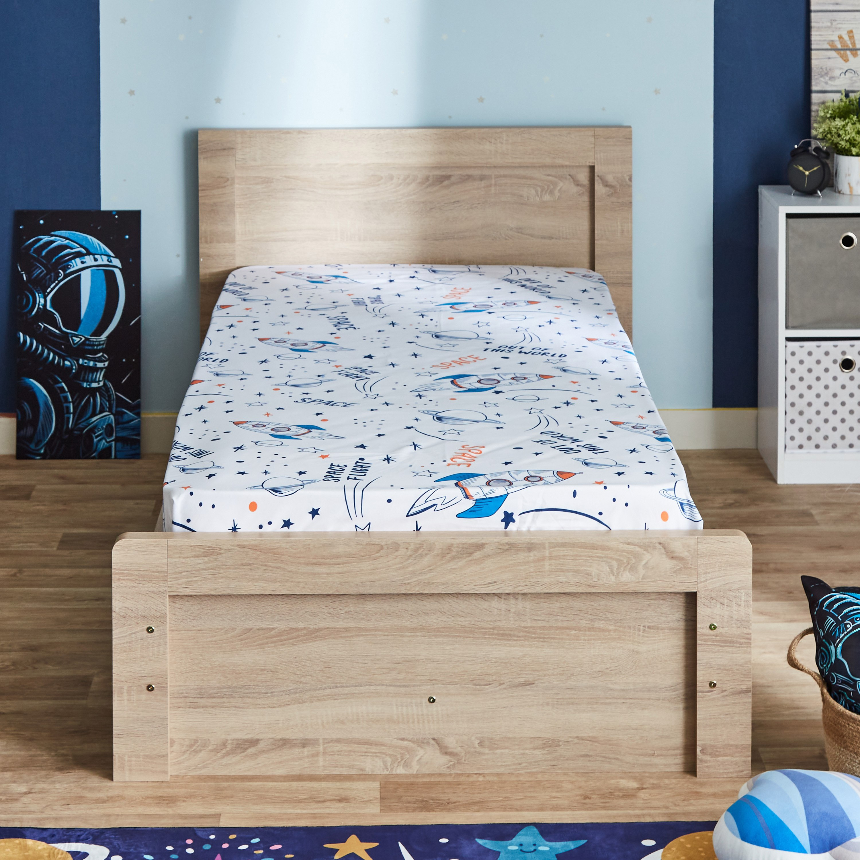 شرشف مطاطي فردي من هاري - 90x200+25 سم-hbxhomeware-hbxkidsandyouth-image-2