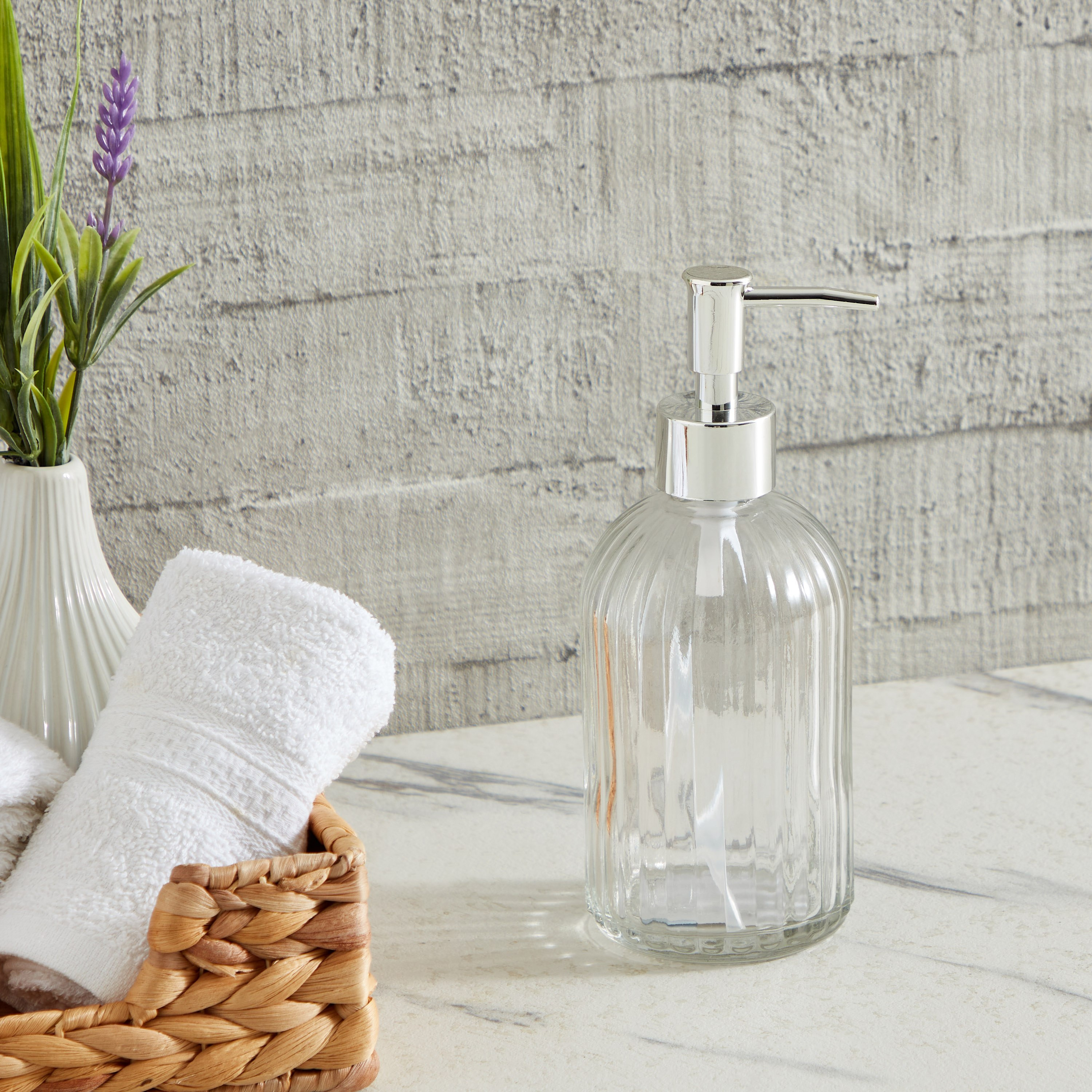 موزع صابون من أتلانتا - 18.5x7.5x7.5 سم-hbxdecorandfurnishings-bathroomaccessories-bathroomsets-image-5