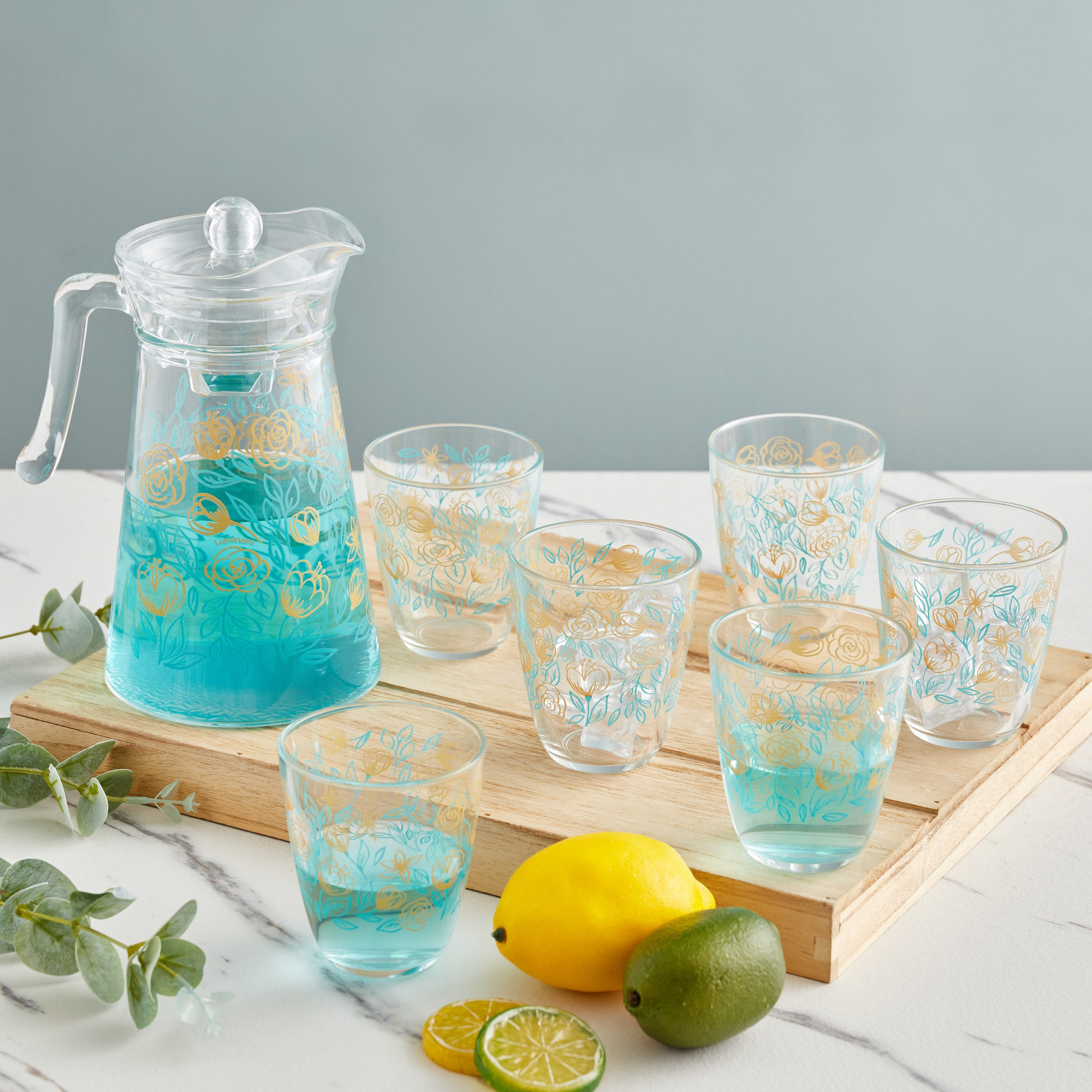 طقم أواني شرب زجاجي 7 قطع من لومينارك-hbxhomeware-hbxkitchen-image-1