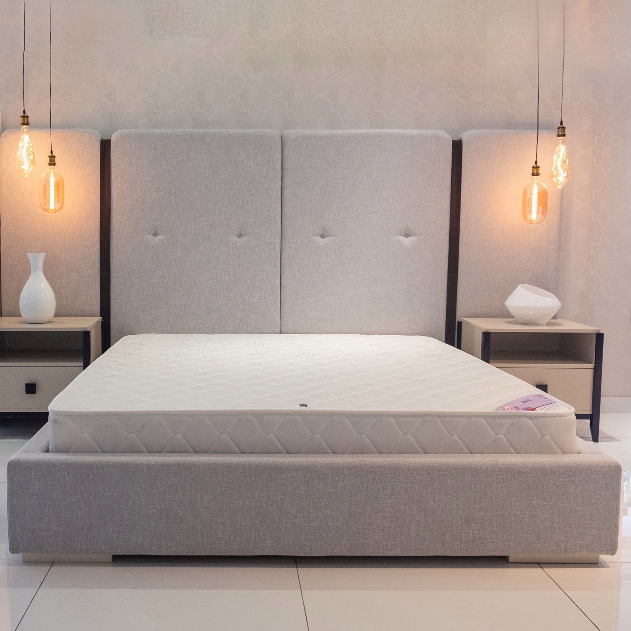 مرتبة فردية إسفنجية بنوابض حلزونيّة من آي بيلا - 90x190x23 سم-hbxfurniture-bedroom-mattresses-single-image-2
