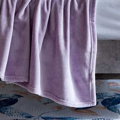 Dobby Lavish Micro Flannel Twin Blanket - 140x200 cms