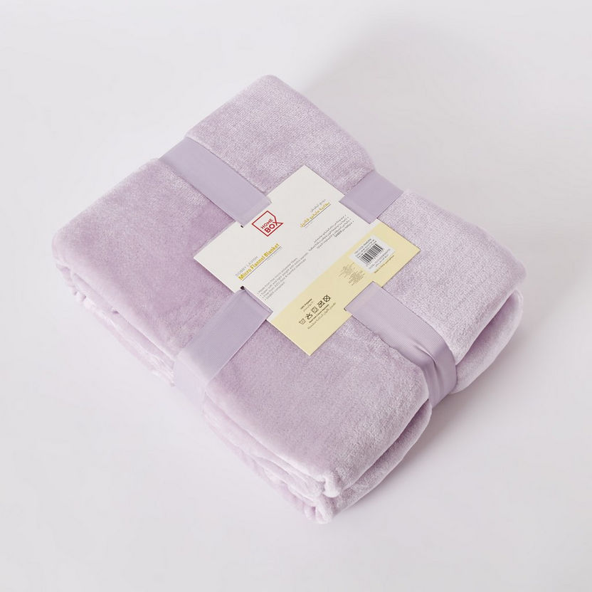 Dobby Lavish Micro Flannel Twin Blanket - 140x200 cm-Blankets-image-7