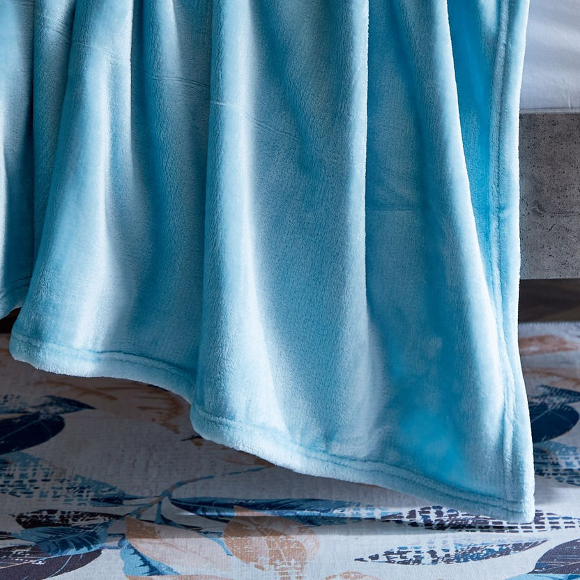 Dobby Lavish Micro Flannel Twin Blanket - 140x200 cm-Blankets-image-4