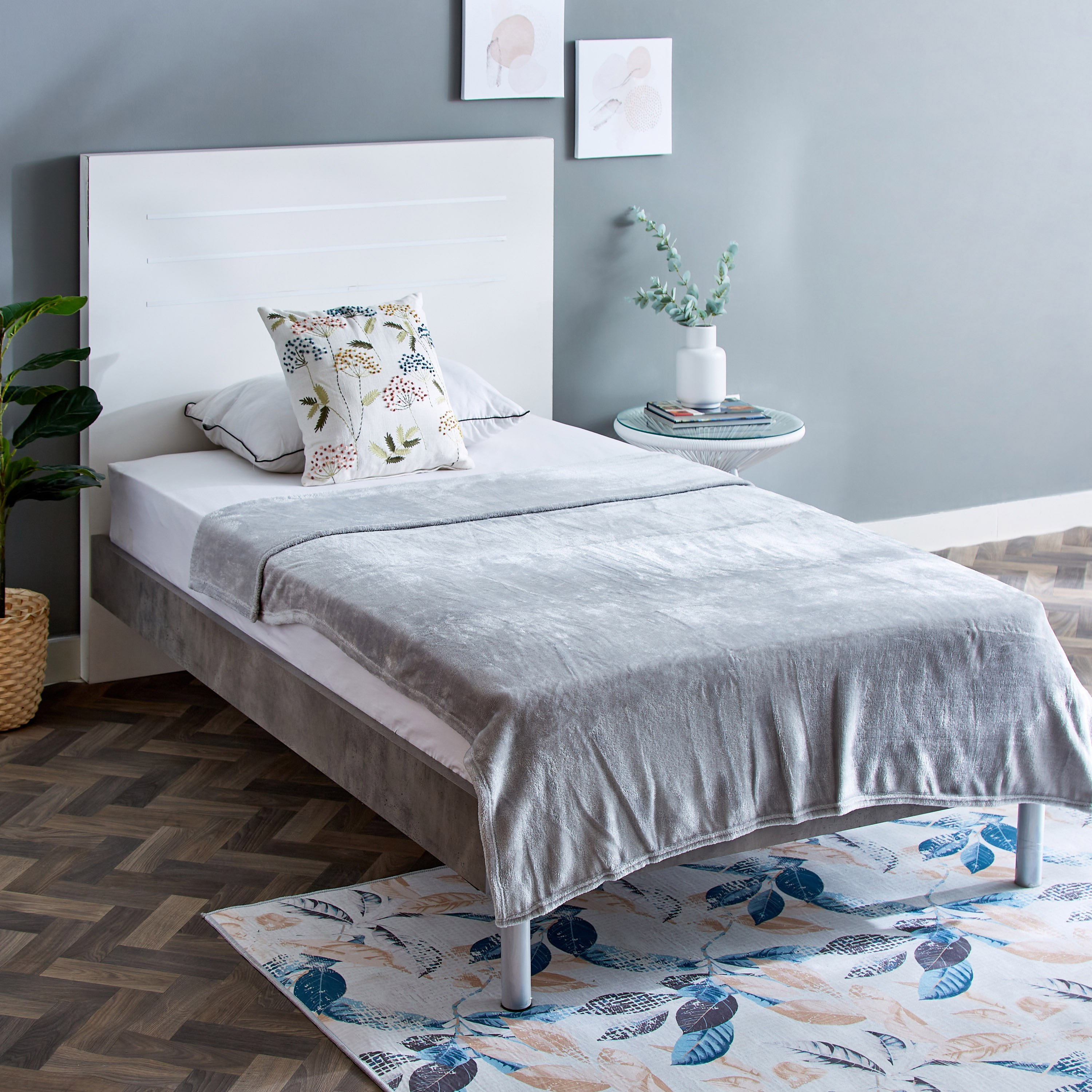 بطانية فلانيل مزدوجة سادة من نوفا - 200x140 سم-hbxhomeware-hbxbedroom-image-6