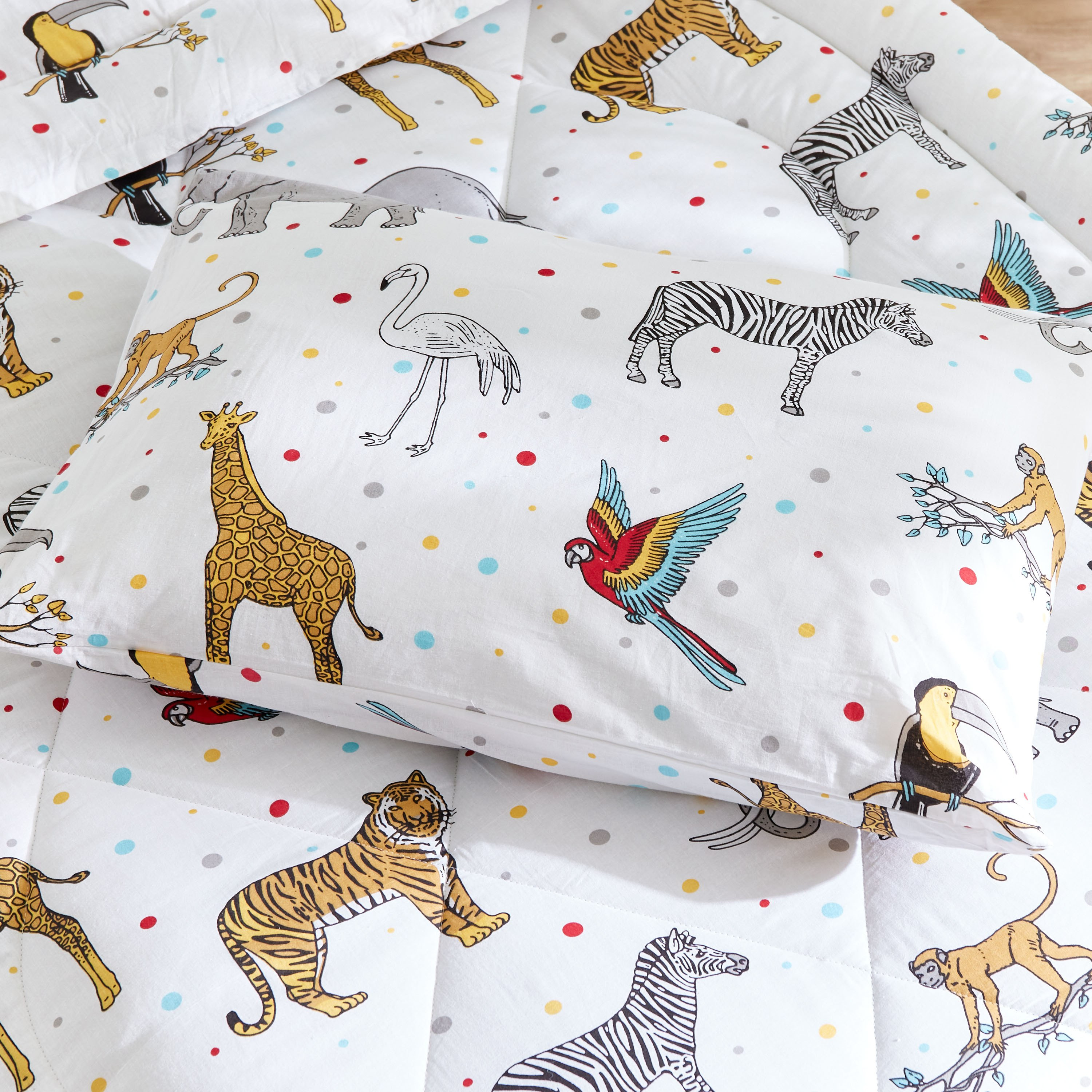 طقم لحاف قطن فردي سادة قطعتين من رون - 135x220 سم-hbxhomeware-hbxkidsandyouth-image-5