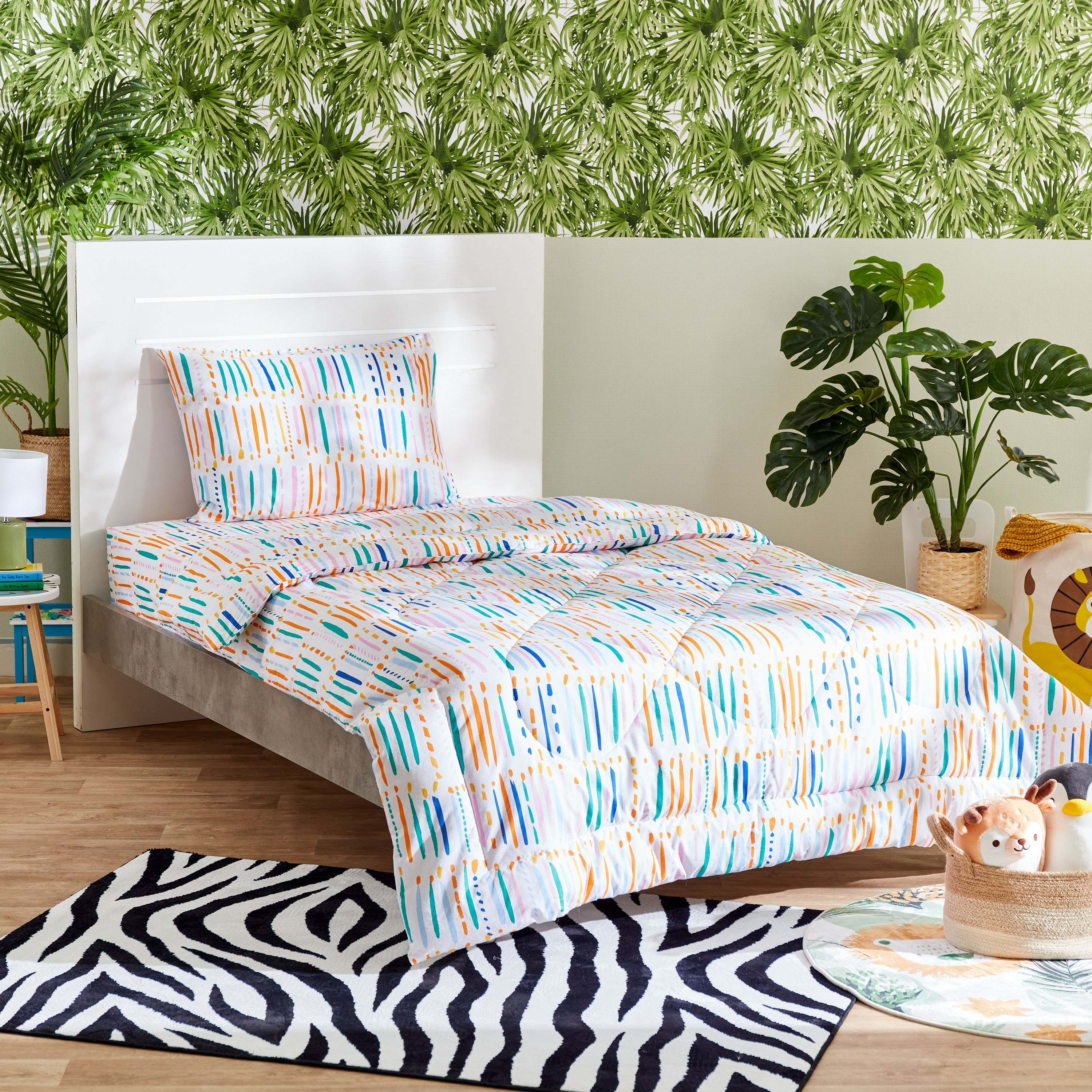 طقم لحاف قطن مزدوج سادة قطعتين كاباس من رون - 220x160 سم-hbxhomeware-hbxkidsandyouth-image-2