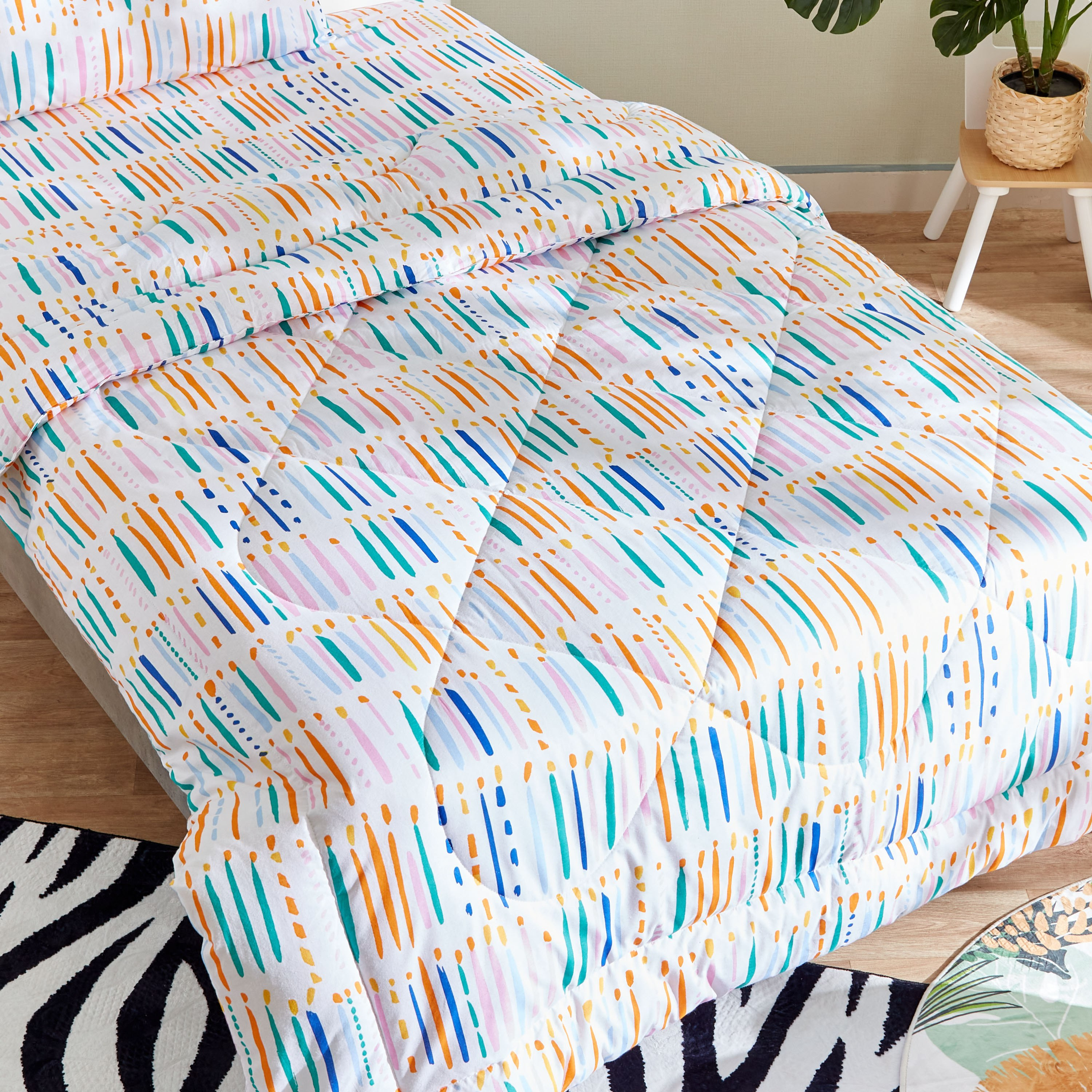 طقم لحاف قطن مزدوج سادة قطعتين كاباس من رون - 220x160 سم-hbxhomeware-hbxkidsandyouth-image-3