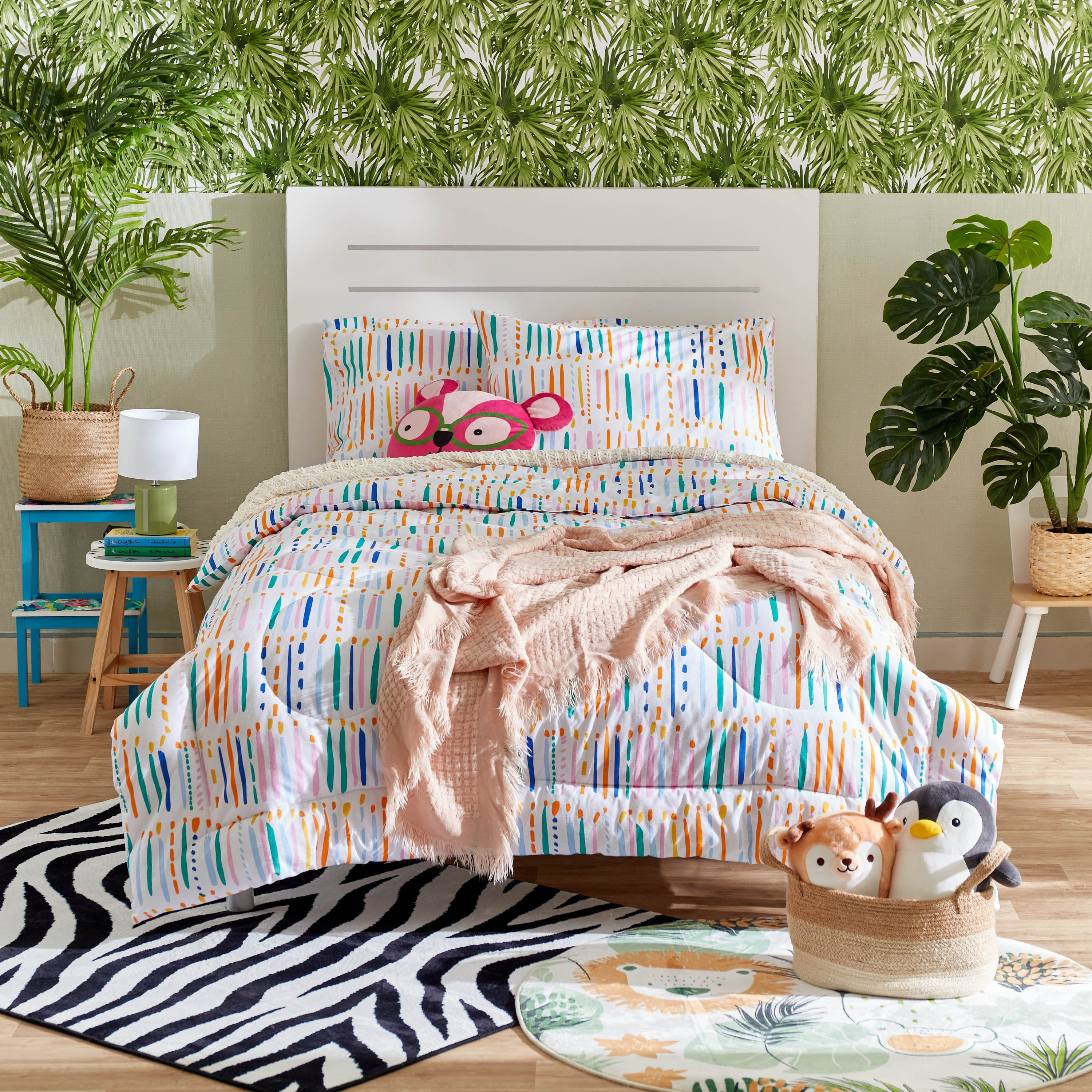طقم لحاف قطن مزدوج سادة قطعتين كاباس من رون - 220x160 سم-hbxhomeware-hbxkidsandyouth-image-6