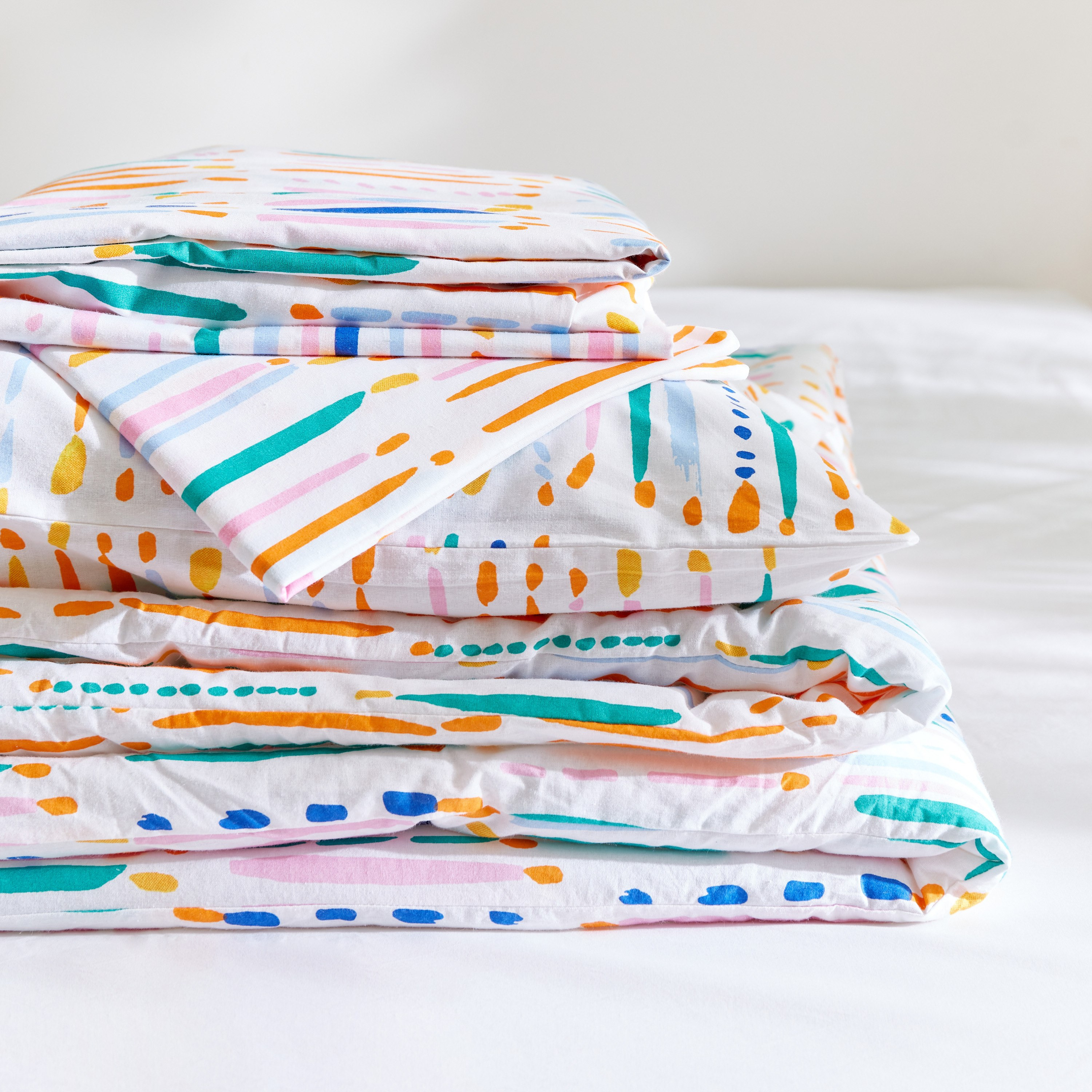 طقم لحاف قطن مزدوج سادة قطعتين كاباس من رون - 220x160 سم-hbxhomeware-hbxkidsandyouth-image-7