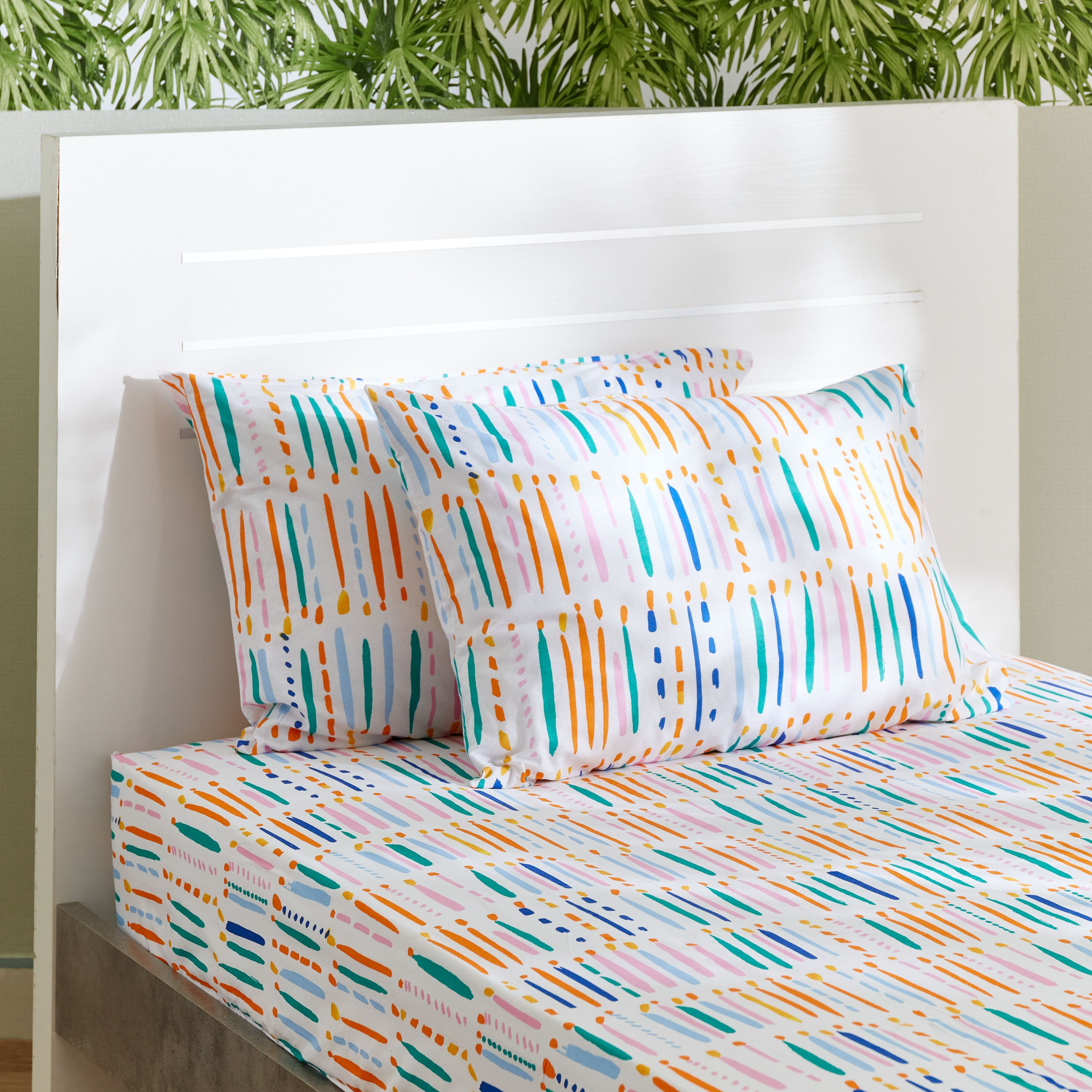 طقم غطاء وسادة قطن قطعتين من رون - 50x75 سم-hbxhomeware-hbxkidsandyouth-image-1
