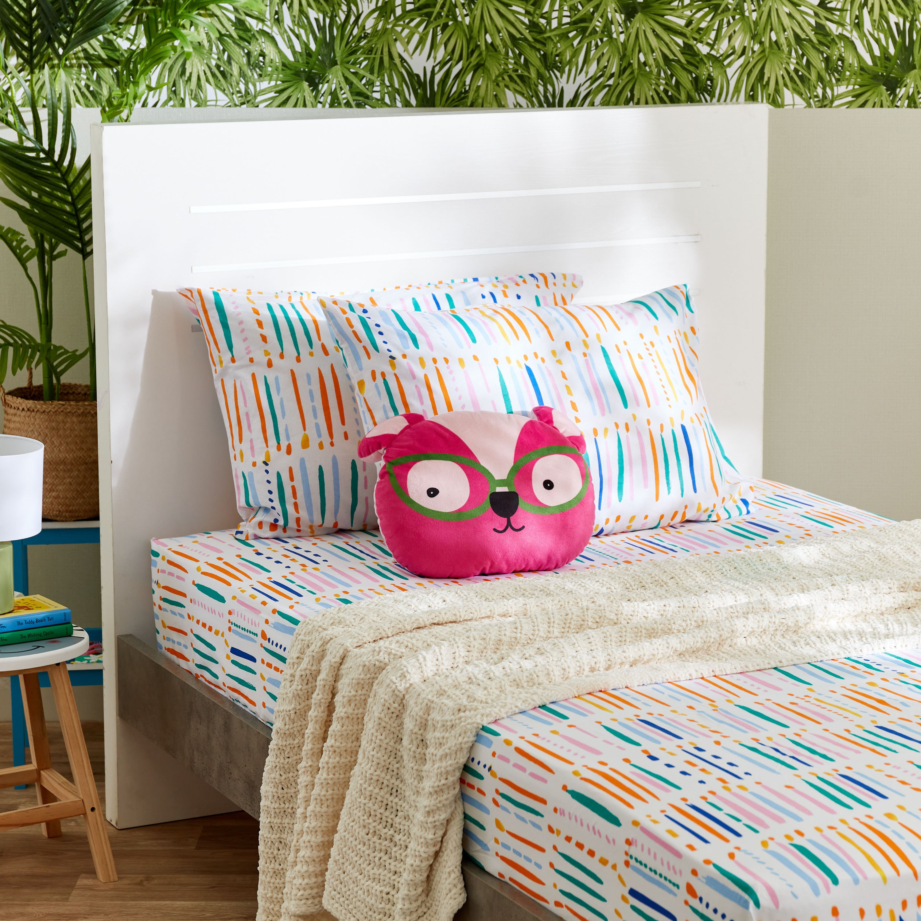 طقم غطاء وسادة قطن قطعتين من رون - 50x75 سم-hbxhomeware-hbxkidsandyouth-image-5