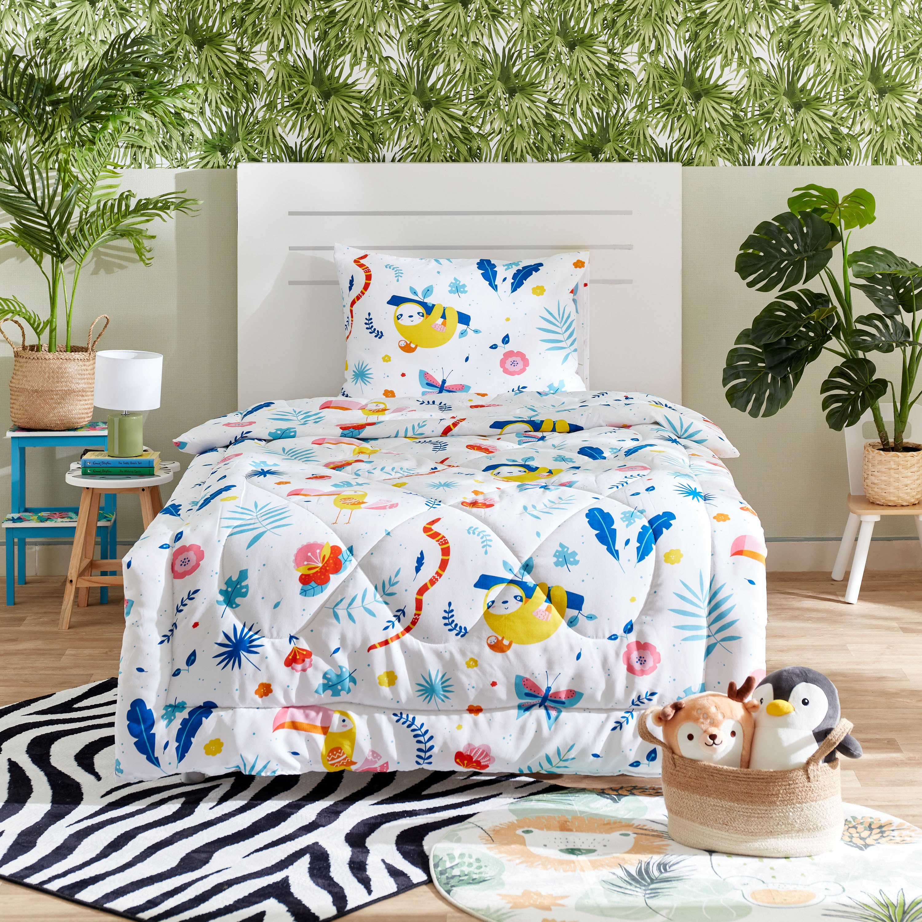 طقم لحاف فردي قطعتين من رون - 220x135 سم-hbxhomeware-hbxkidsandyouth-image-1