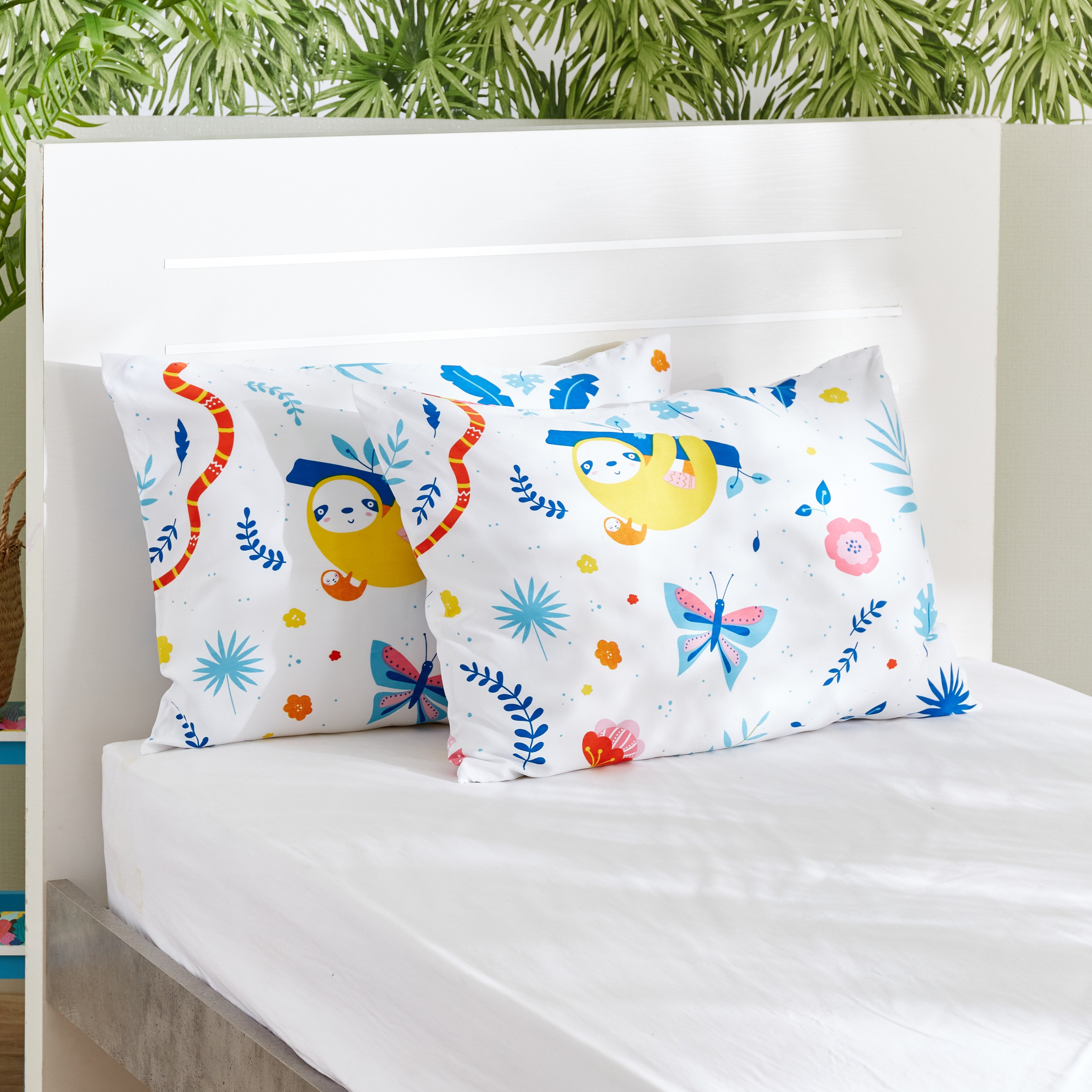 طقم غطاء وسادة قطن قطعتين من رون - 75x50 سم-hbxhomeware-hbxkidsandyouth-image-1