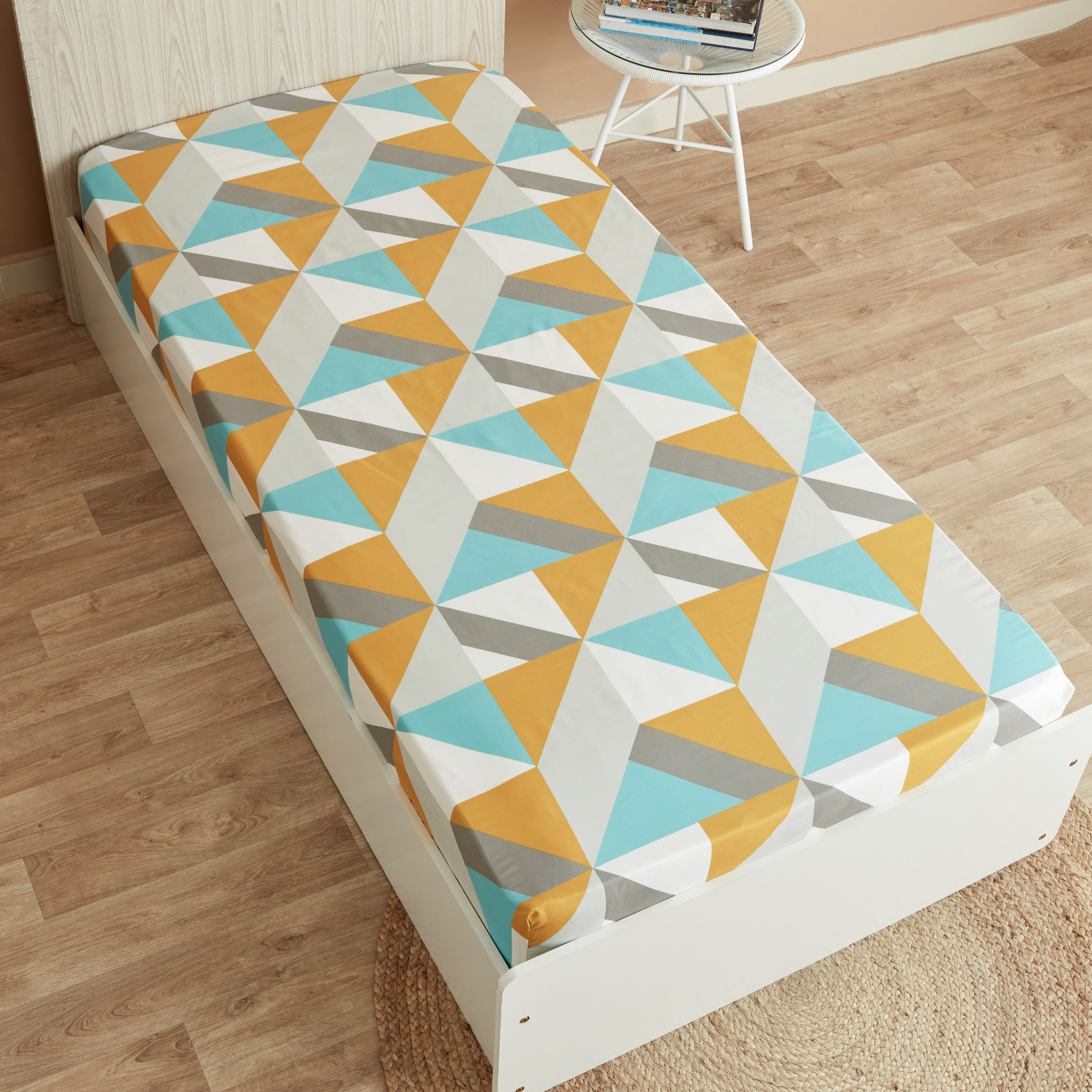 شرشف مطّاطي فردي من ماتريكس - 90x200+25 سم-hbxhomeware-hbxbedroom-image-3
