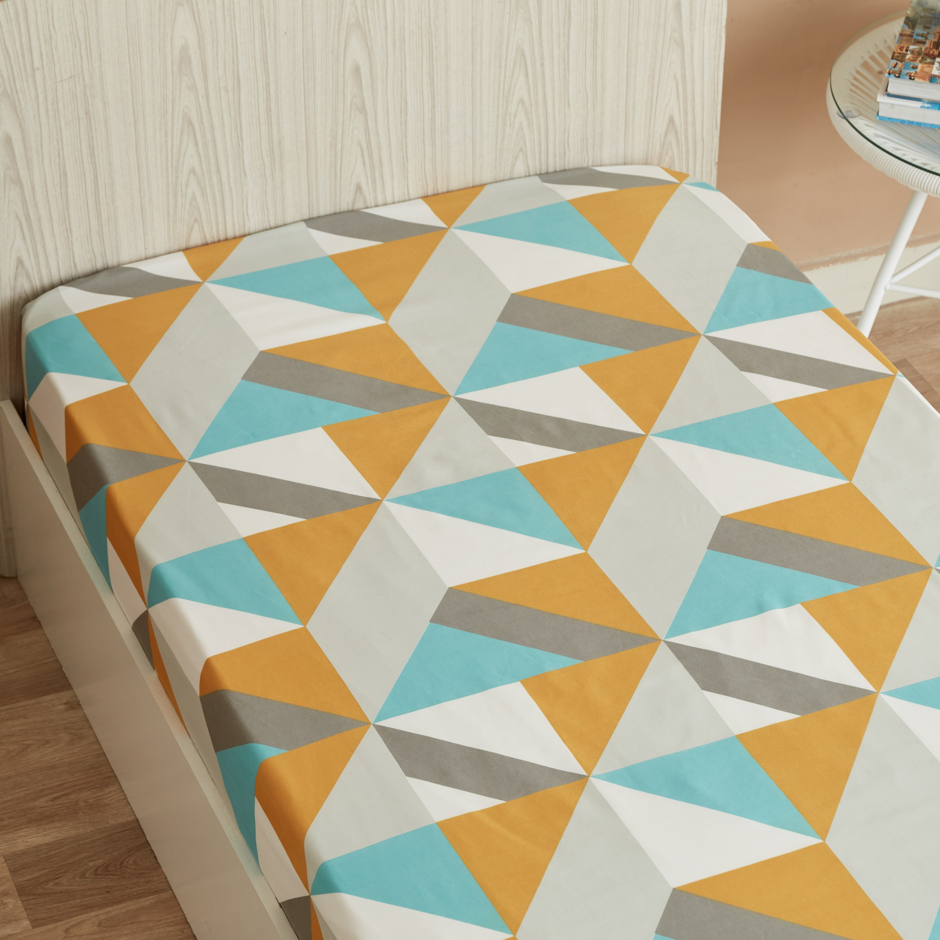شرشف مطّاطي فردي من ماتريكس - 90x200+25 سم-hbxhomeware-hbxbedroom-image-4