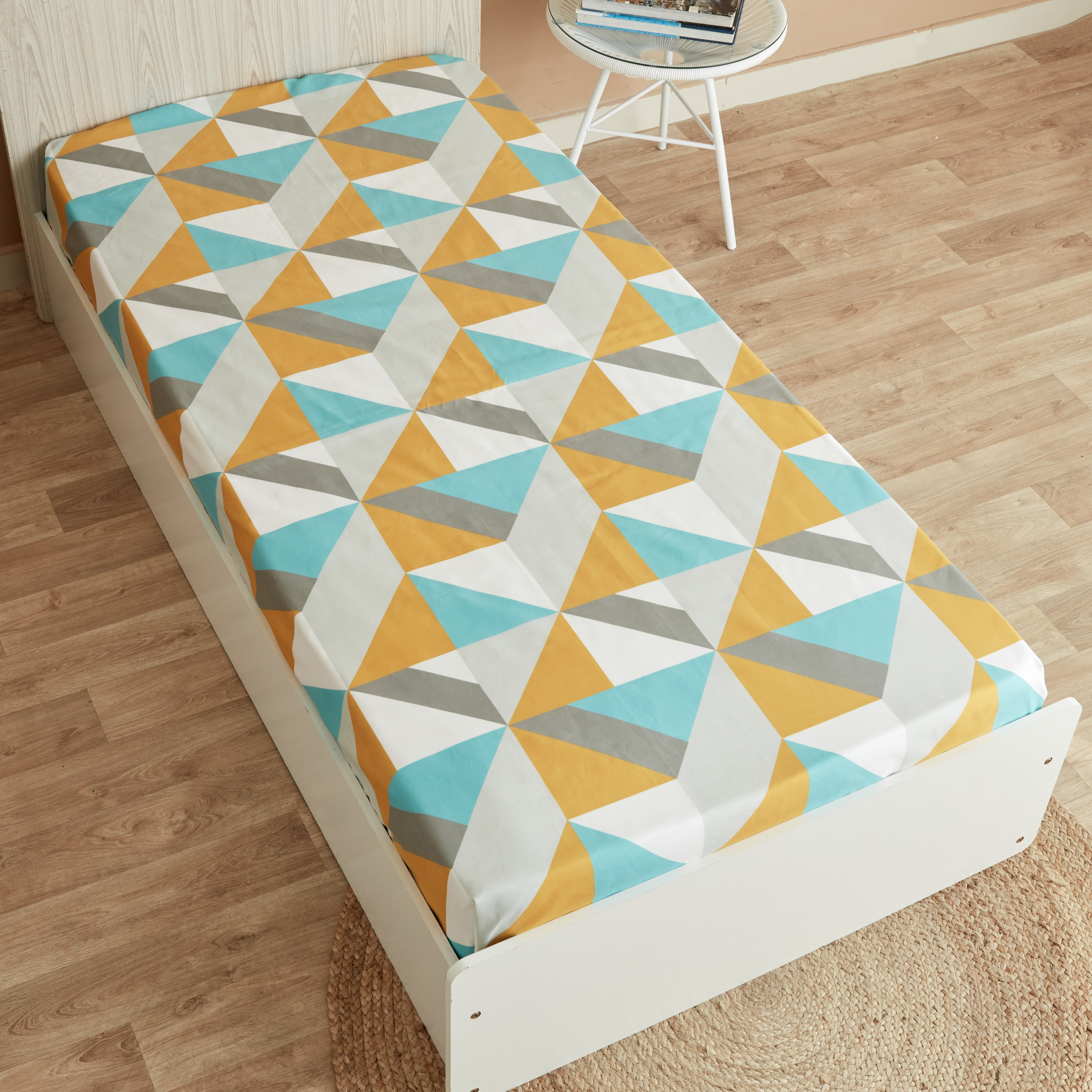 طقم شرشف مسطح فردي قطعتين من ماتريكس - 140x240 سم-hbxhomeware-hbxbedroom-image-4