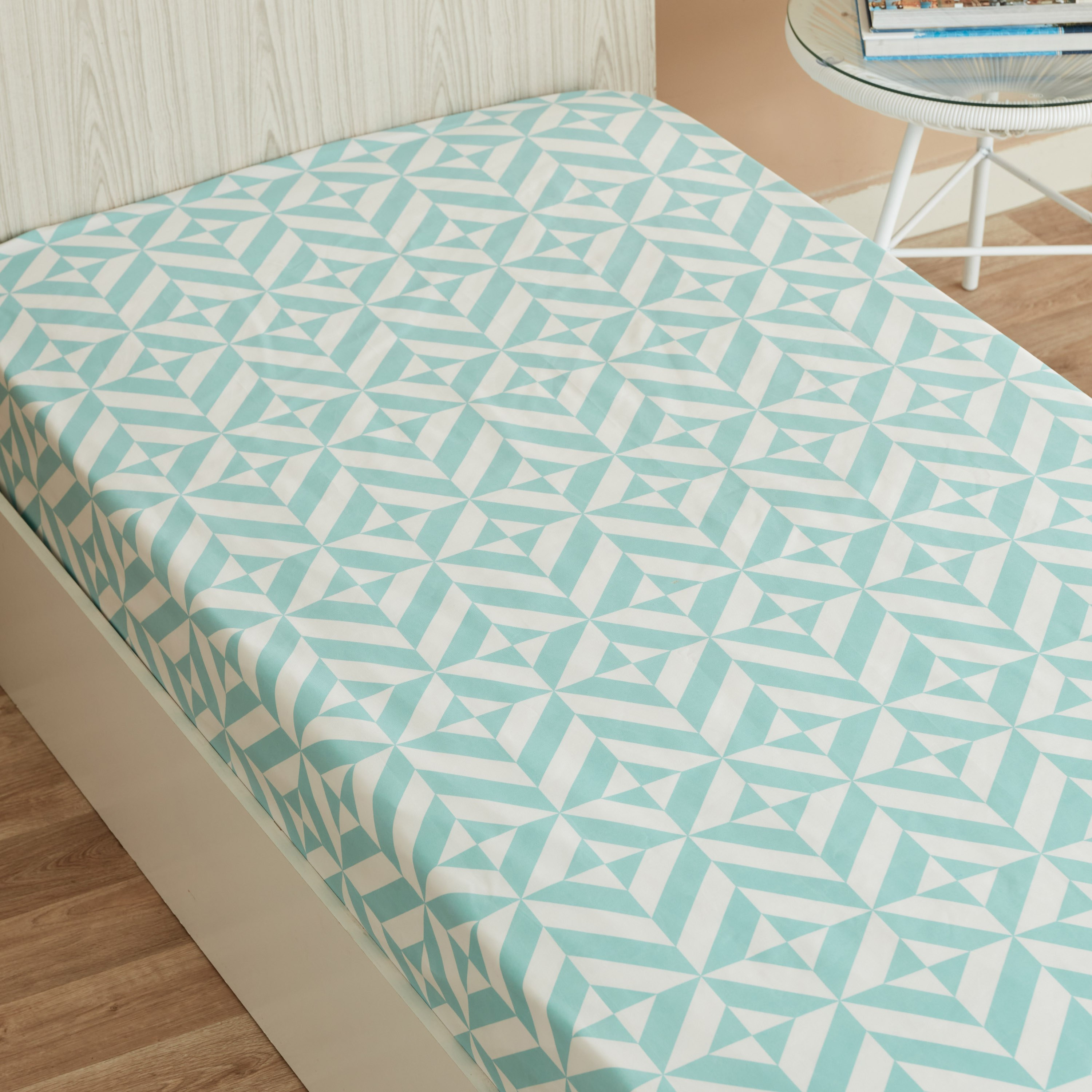 شرشف مطّاطي فردي من ماتريكس - 90x200+25 سم-hbxhomeware-hbxbedroom-image-4
