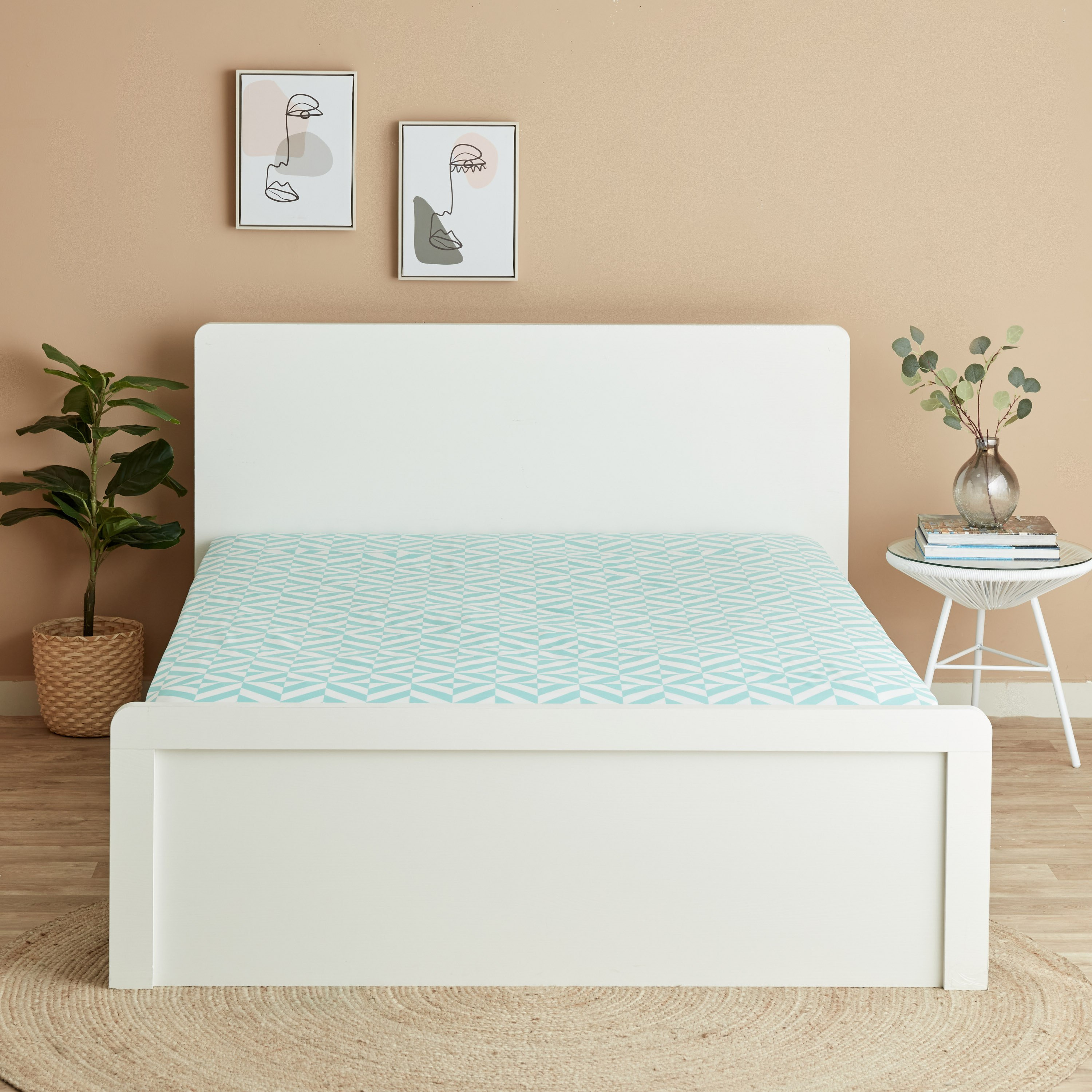 شرشف مطّاطي كينج من ماتريكس - 180x200+25 سم-hbxhomeware-hbxbedroom-image-2