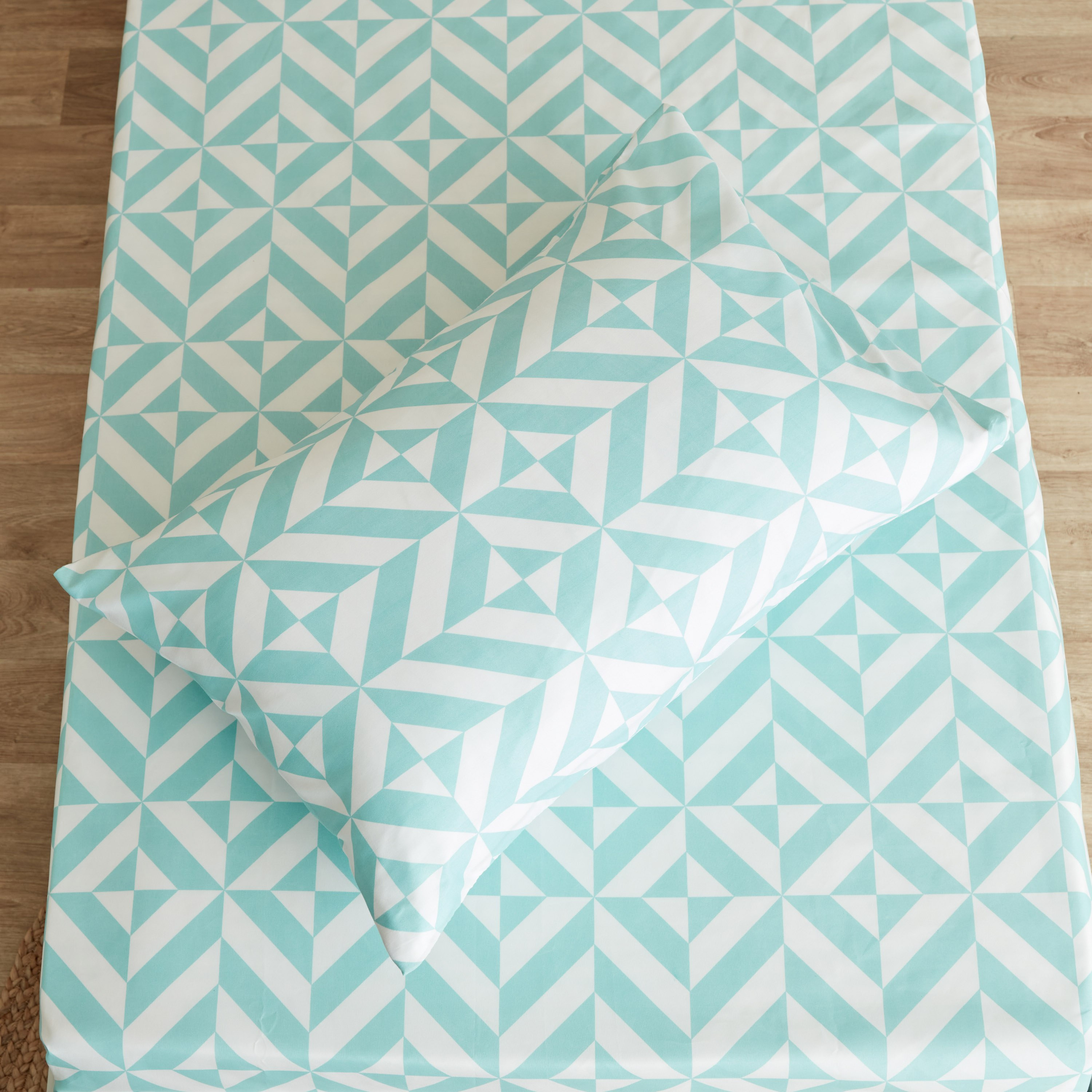 طقم شرشف مسطح فردي قطعتين من ماتريكس - 140x240 سم-hbxhomeware-hbxbedroom-image-7