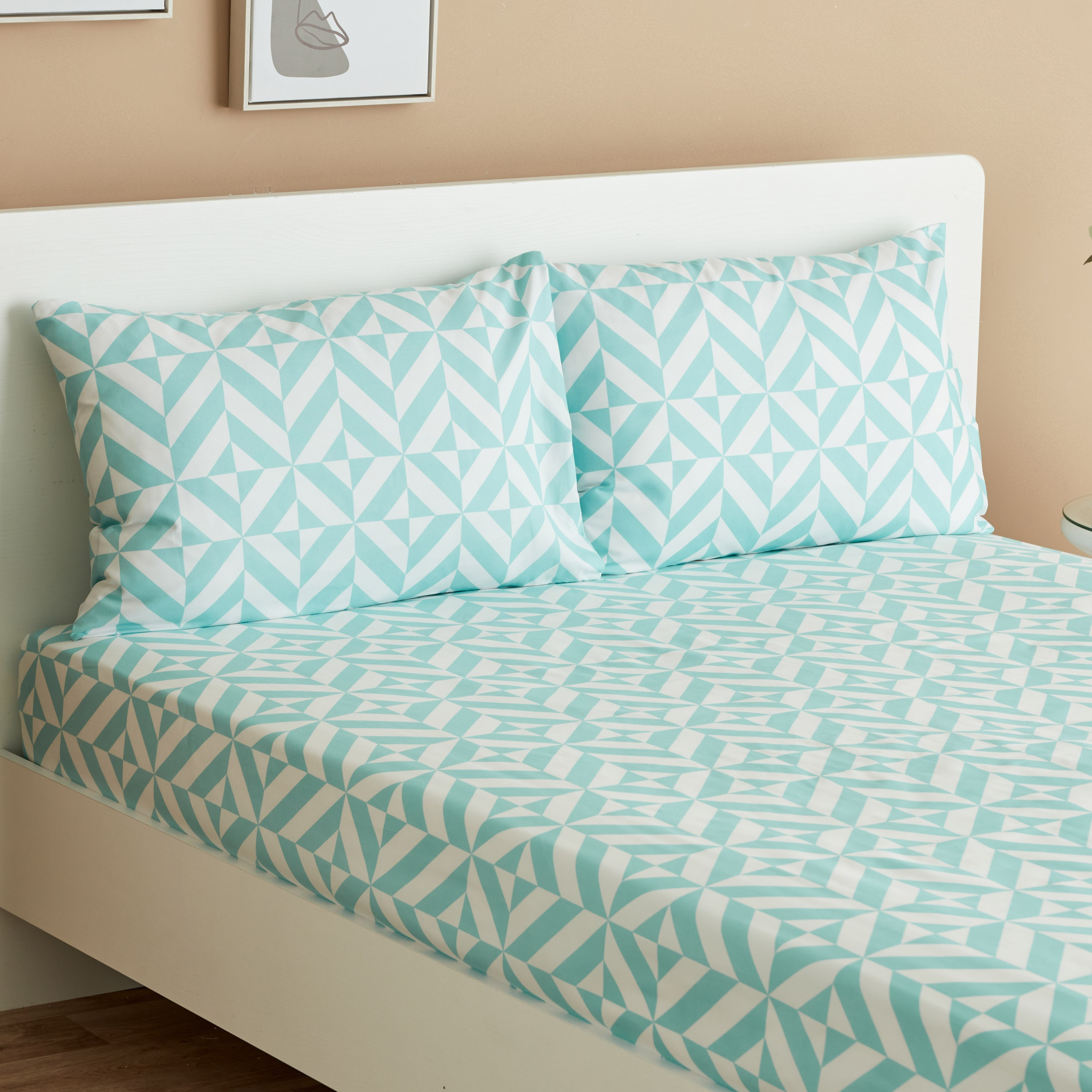 طقم شرشف مسطح كينج 3 قطع من ماتريكس - 240x240 سم-hbxhomeware-hbxbedroom-image-3