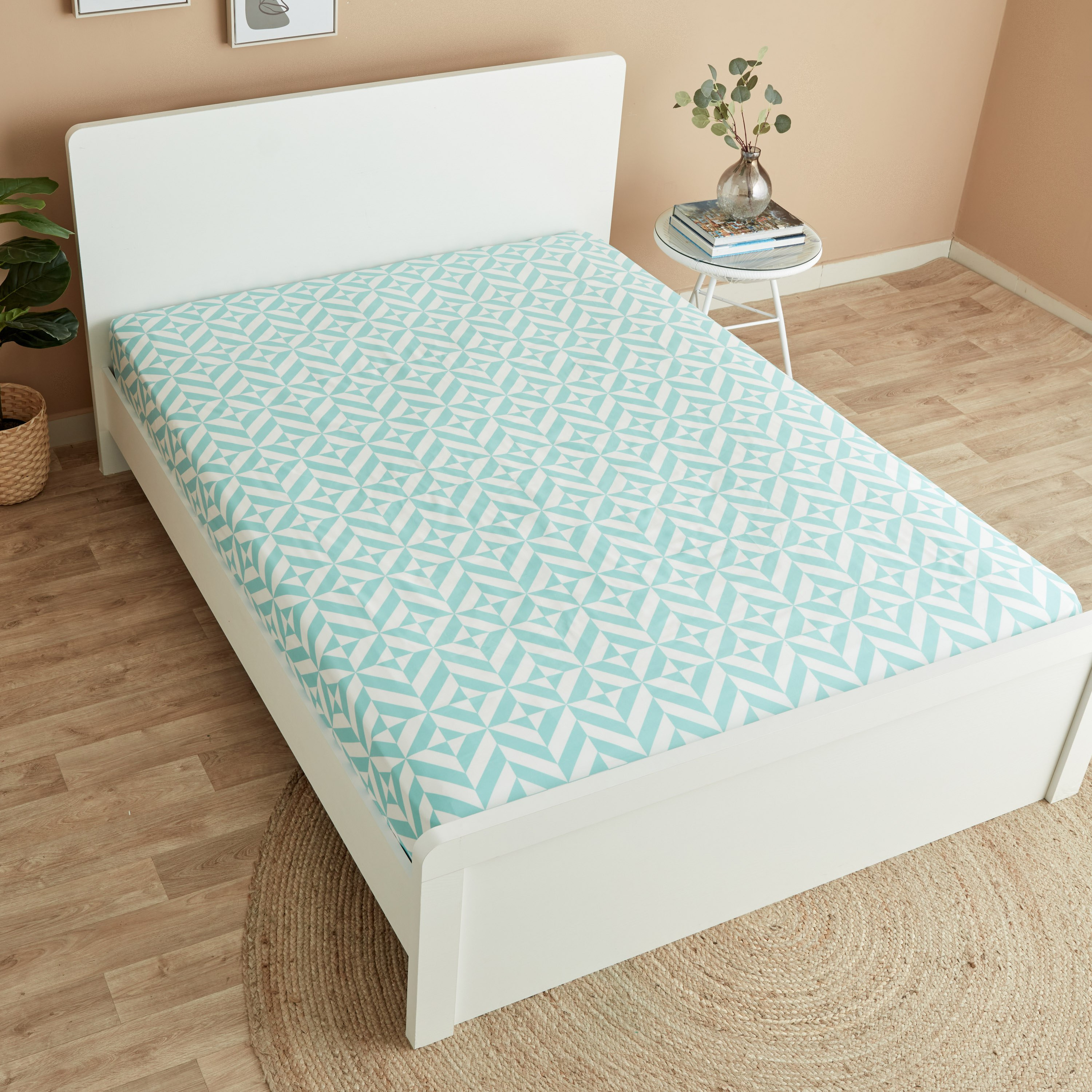 طقم شرشف مسطح كينج 3 قطع من ماتريكس - 240x240 سم-hbxhomeware-hbxbedroom-image-4