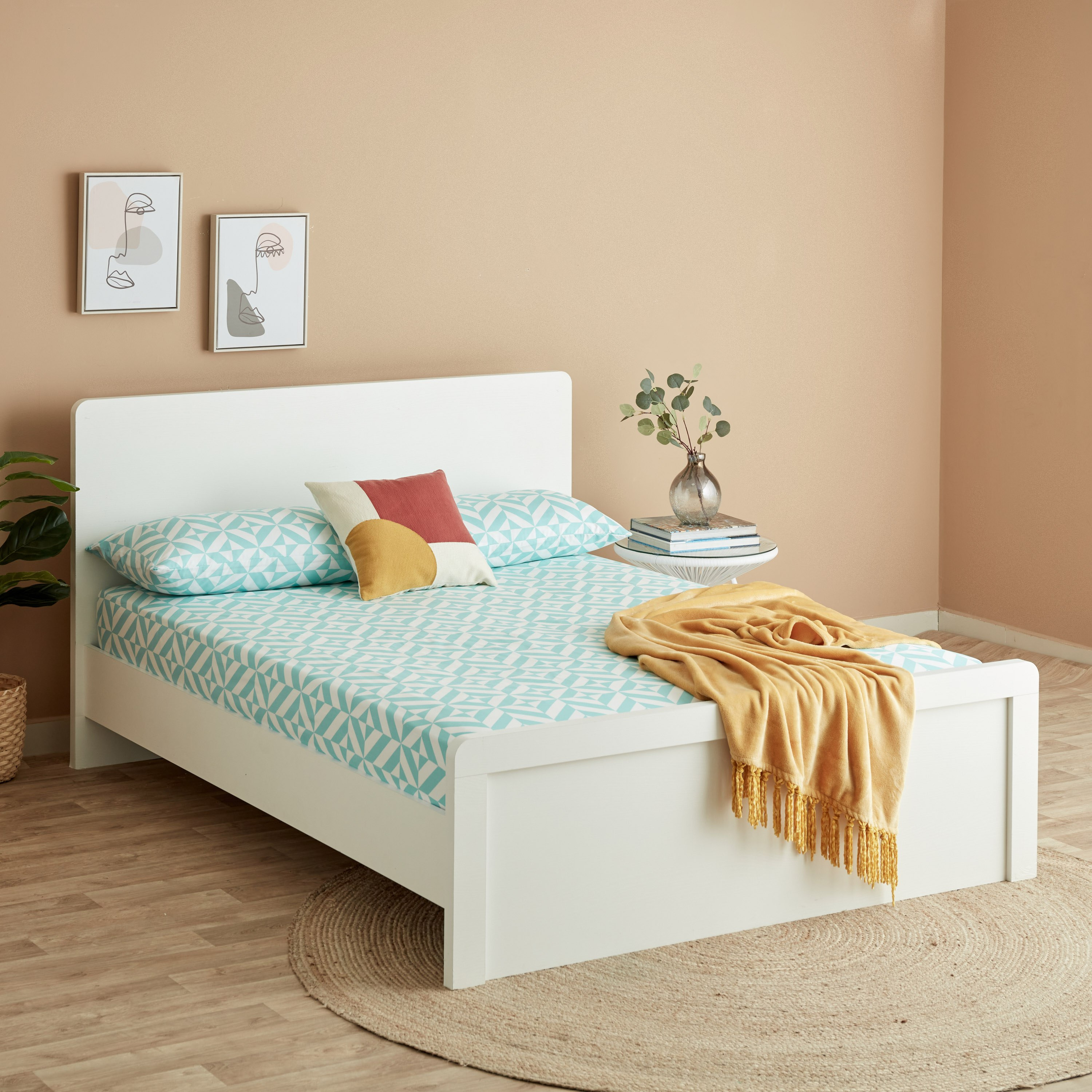 طقم شرشف مسطح كينج 3 قطع من ماتريكس - 240x240 سم-hbxhomeware-hbxbedroom-image-8
