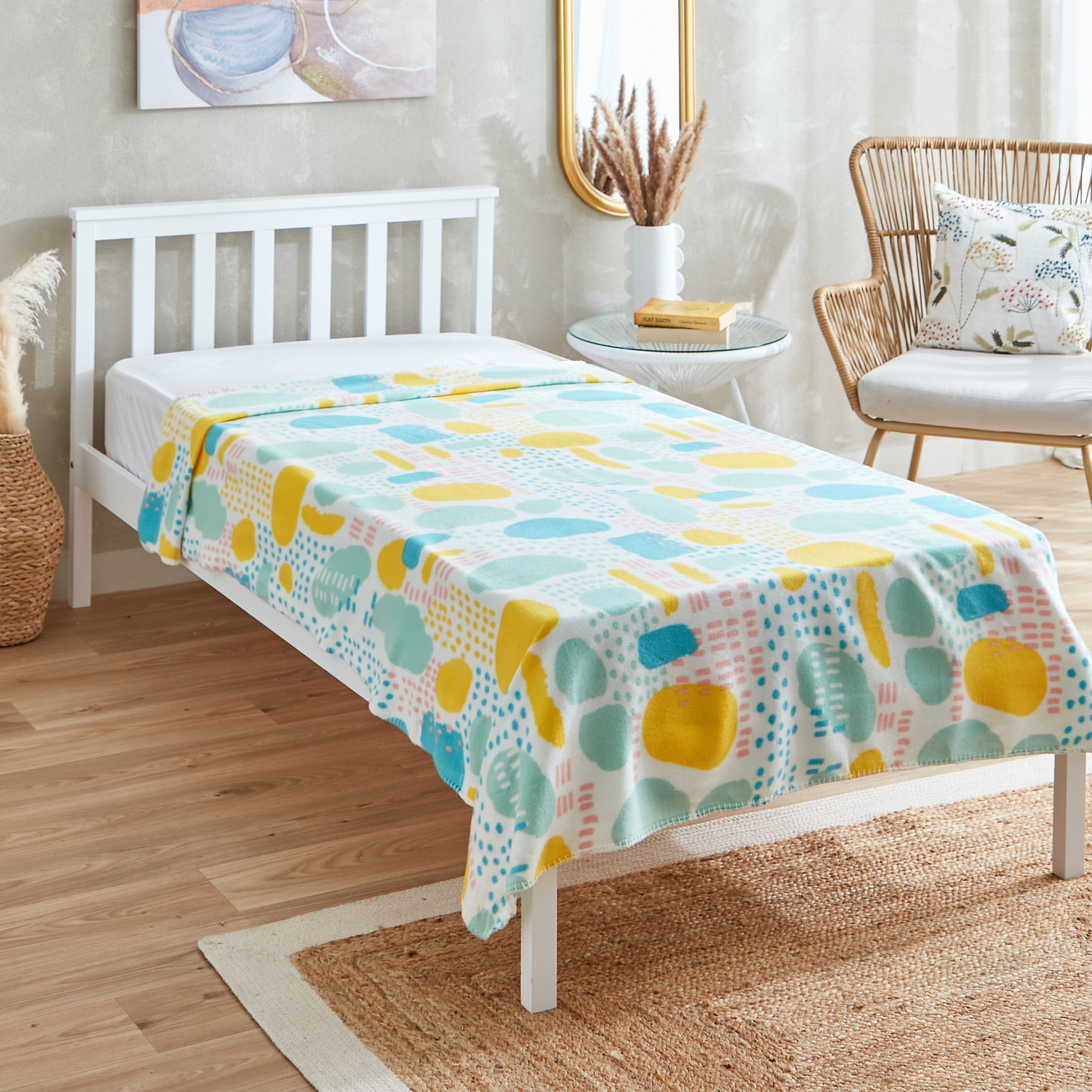 بطانية صوف بولار مزدوجة بطبعات من أتلانتا لويس - 140x200 سم-hbxhomeware-hbxbedroom-image-1