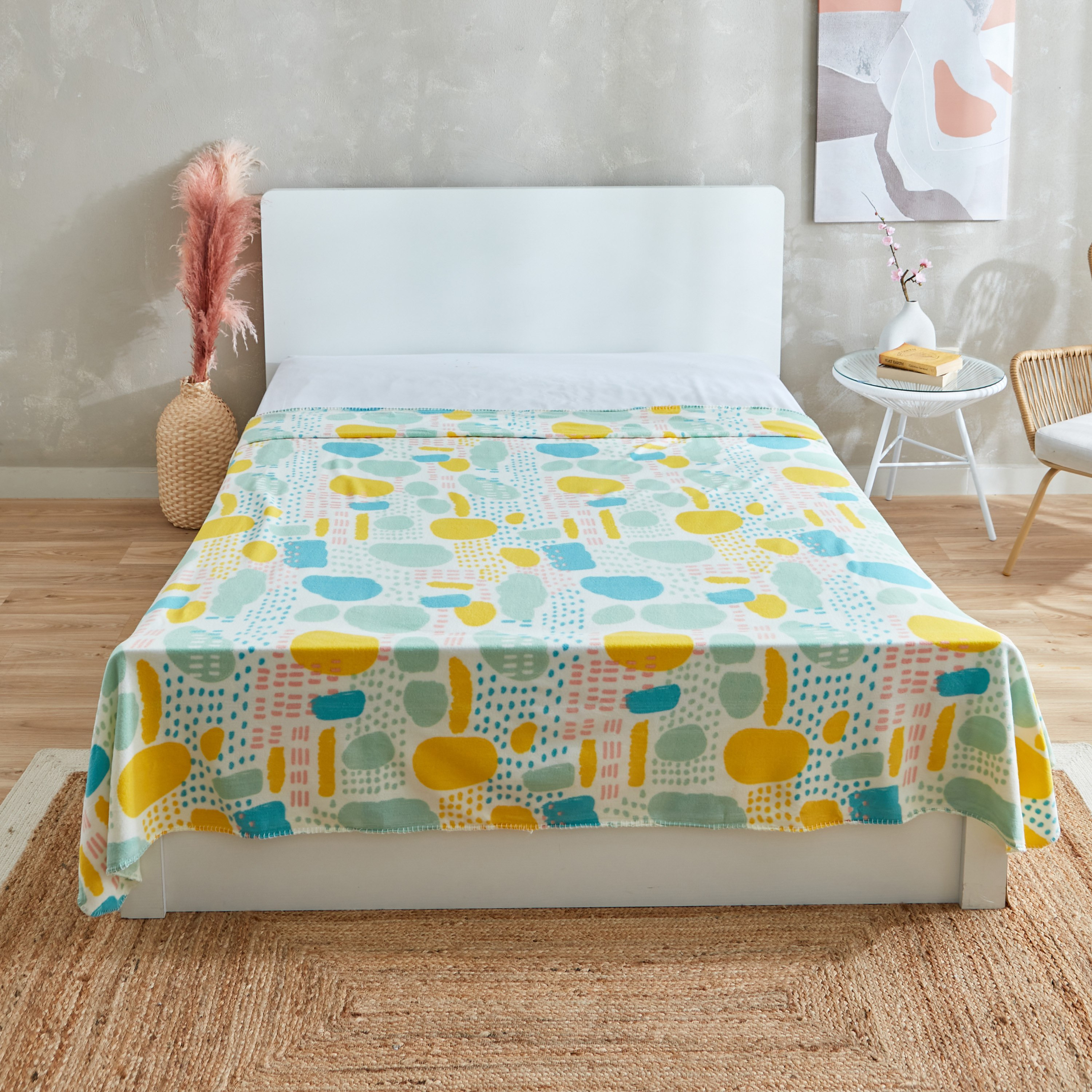 بطانية صوف بولار كوين بطبعات لويس من أتلانتا - 220x200 سم-hbxhomeware-hbxbedroom-image-2