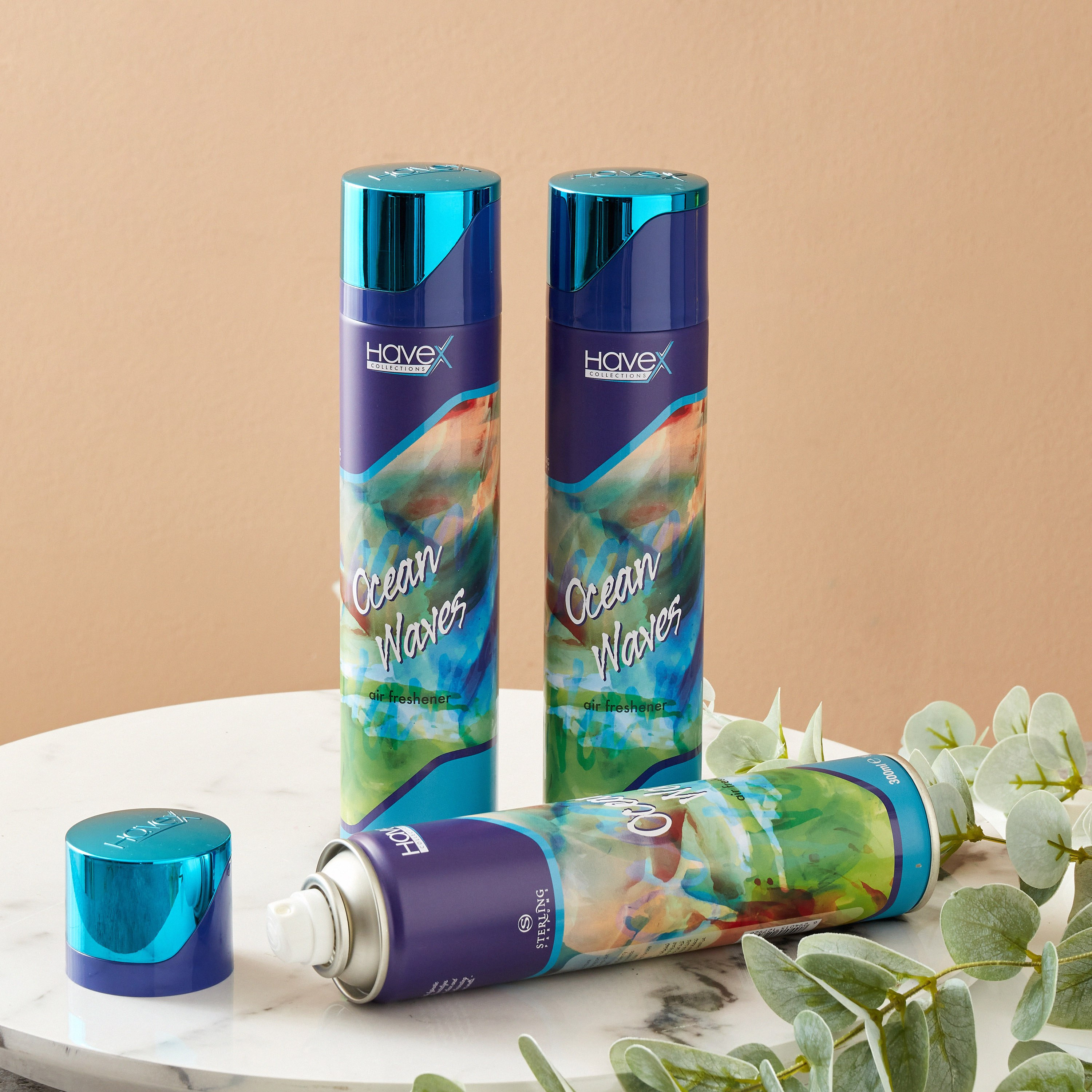 طقم معطر جو أوشن ويفز 3 قطع من كالا هافكس - 300 مل-hbxdecorandfurnishings-homefragrance-roomfreshnersandaromamist-image-1