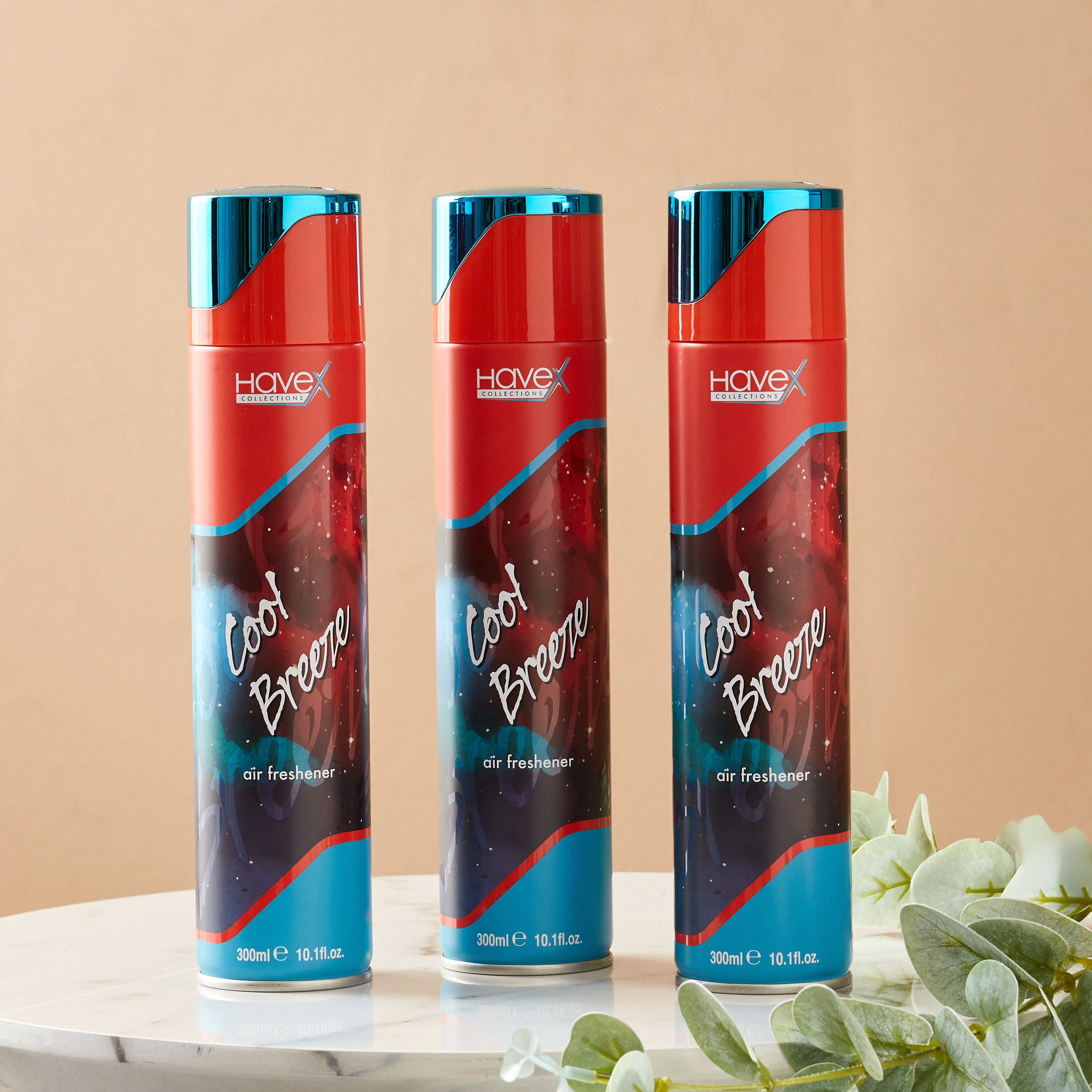 طقم معطّر جو كول بريز 3 قطع من كالا هافكس - 300 مل-hbxdecorandfurnishings-homefragrance-roomfreshnersandaromamist-image-2