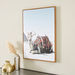 Gala Sitting Camel Framed Canvas - 50x70x2.8 cm-Framed Pictures-thumbnailMobile-1