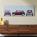 Gala Vintage Car Canvas Prints - 40x120x2.5 cm-Framed Pictures-thumbnail-0