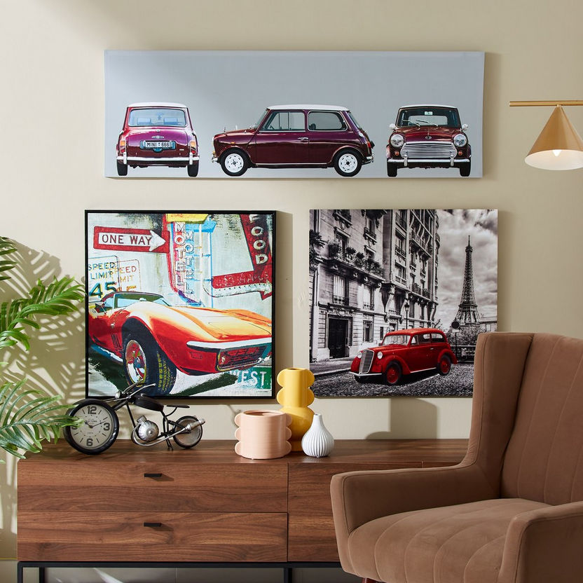 Gala Vintage Car Canvas Prints - 40x120x2.5 cm-Framed Pictures-image-3