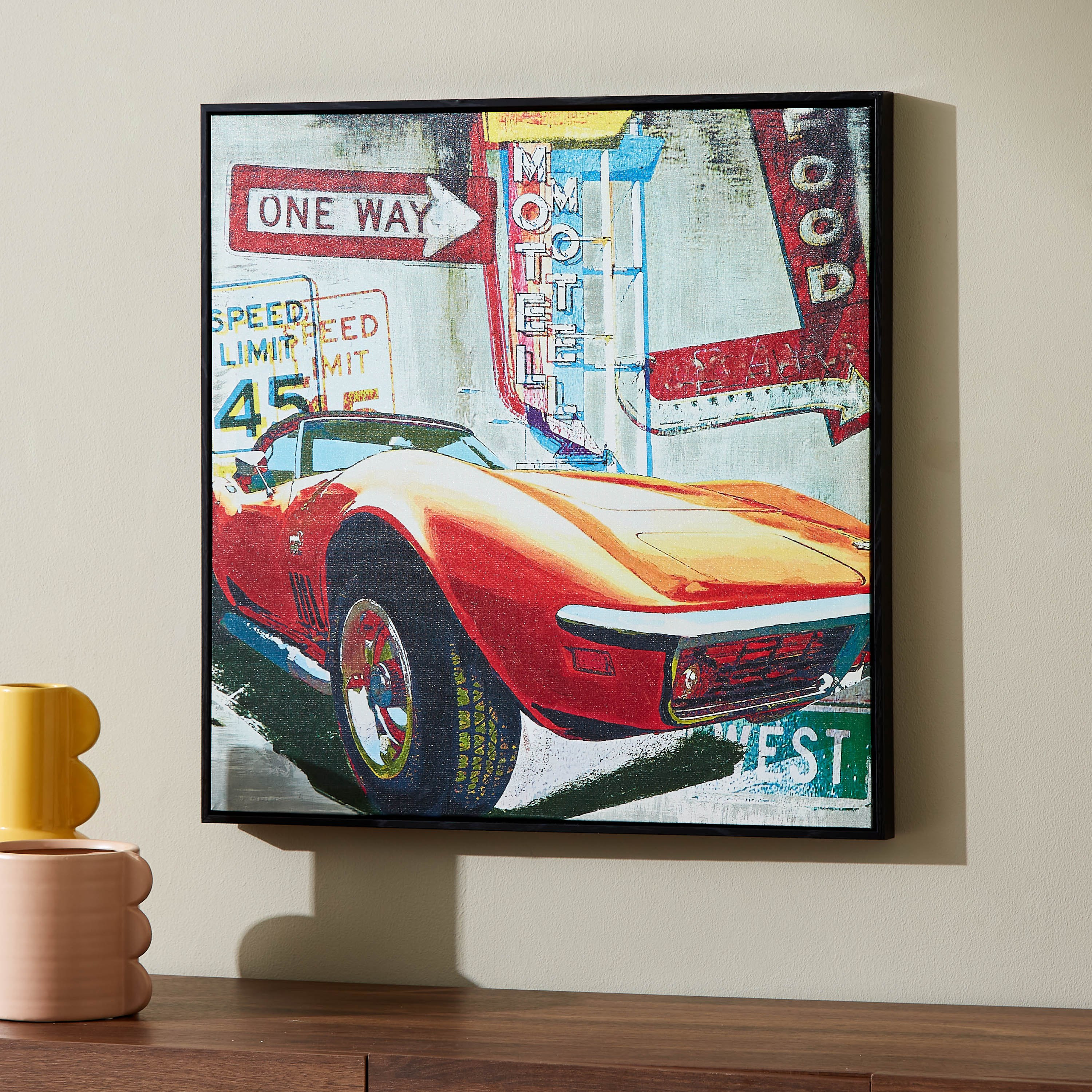 Gala Car Framed Canvas Wall Art - 60x60x2.8 cm-PROMO_HB_AE_B1G1_250925-image-2