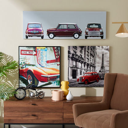 Gala Car Framed Canvas Wall Art - 60x60x2.8 cms